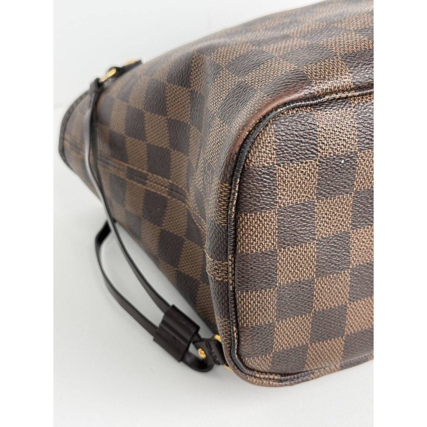 Louis Vuitton Neverfull Damier Ebene Tote PM Brown