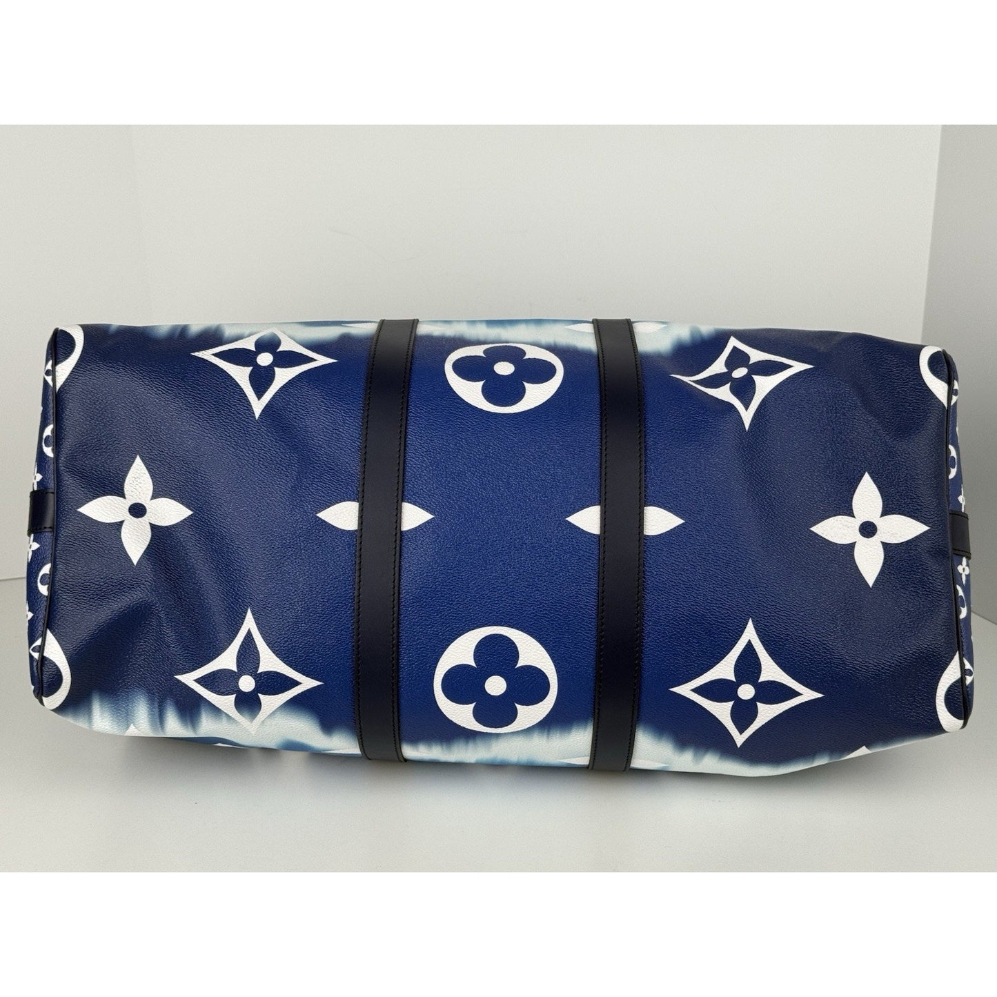 Louis Vuitton Escale Blue Keepall 50 Duffle Giant Monogram Bag