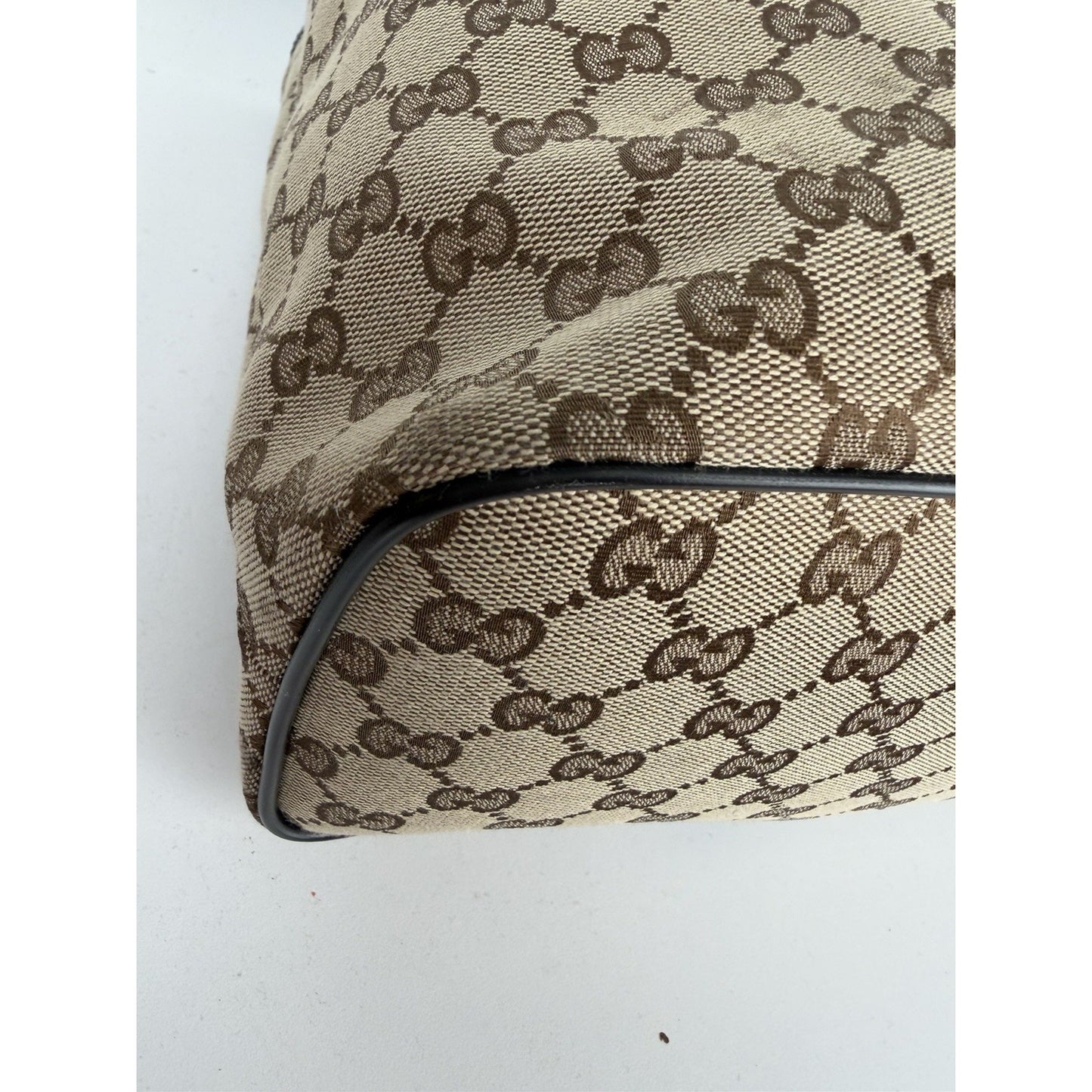 Gucci Joy Tote Bag Large in Brown GG Supreme Monogram Canvas S