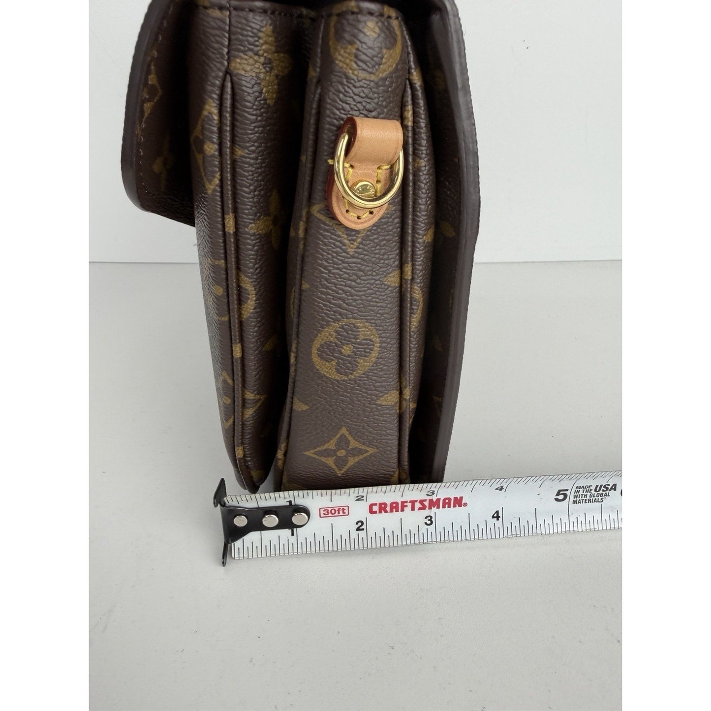 Louis Vuitton Pochette Metis Handbag in Brown LV Monogram Coated Canvas NFC B-4