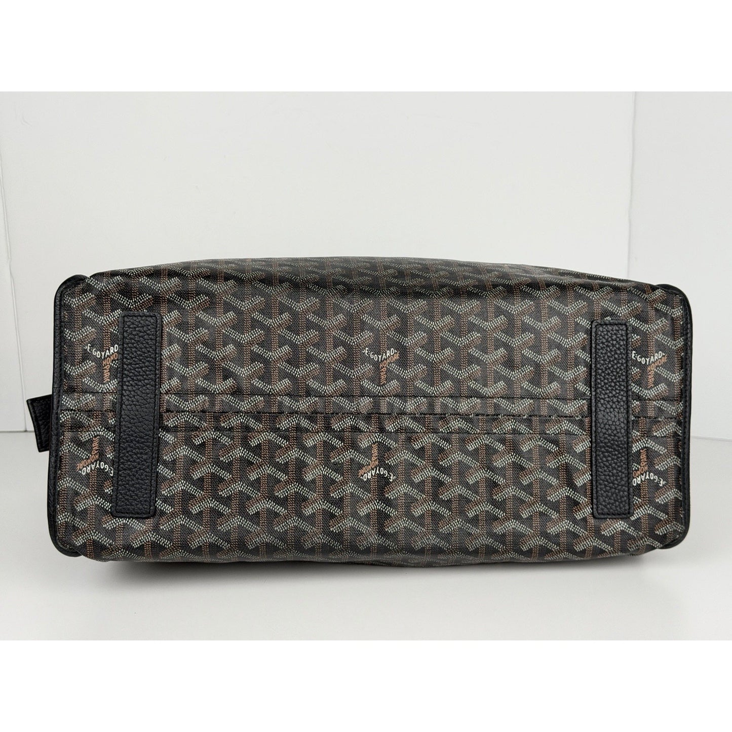 Goyard Sac Hardy PM Pet Carrier Noir in Goyardine Coated Canvas B6