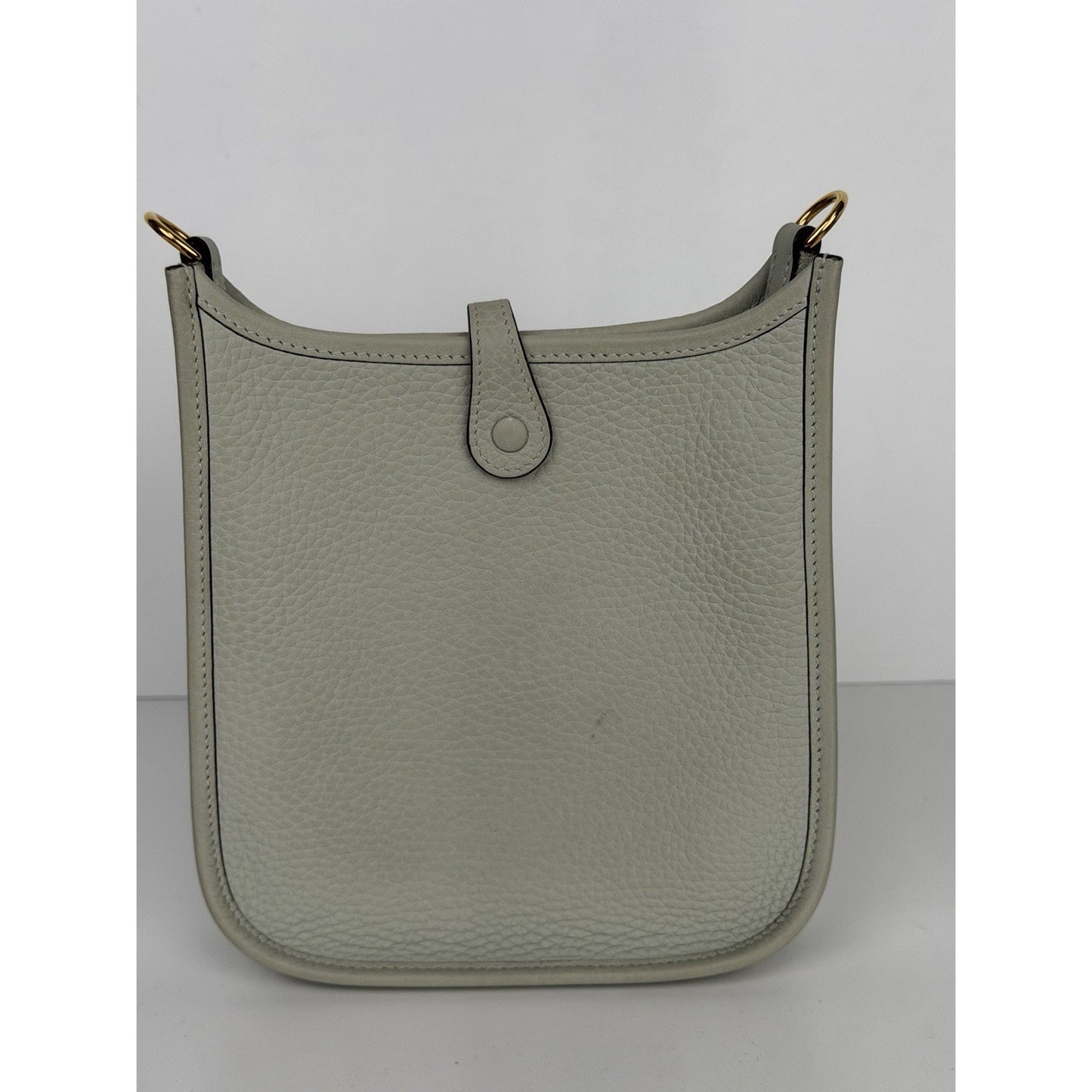 Hermes Evelyne TPM 16 Bag Gris Neve Taurillon Clemence Leather 2023 D9