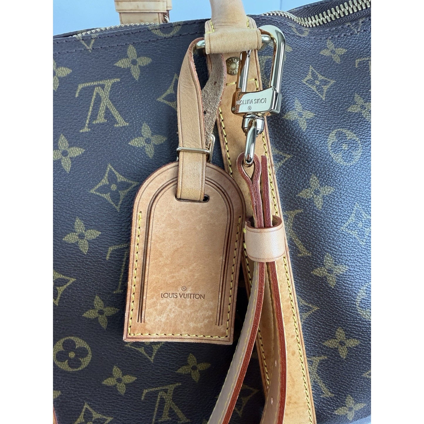 Louis Vuitton Monogram Keepall Travel Duffle Bag 55 in LV Monogram Canvas 2000 S