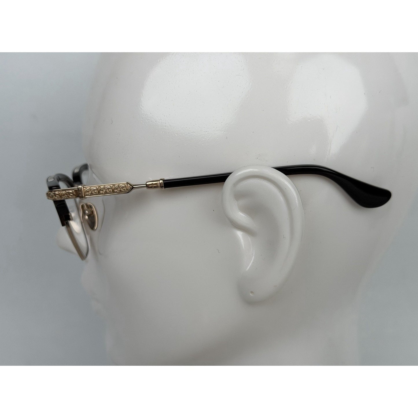 Chrome Hearts Glasses Vertical Smile II Eyeglasses Dark Brown Acetate 54#18 146