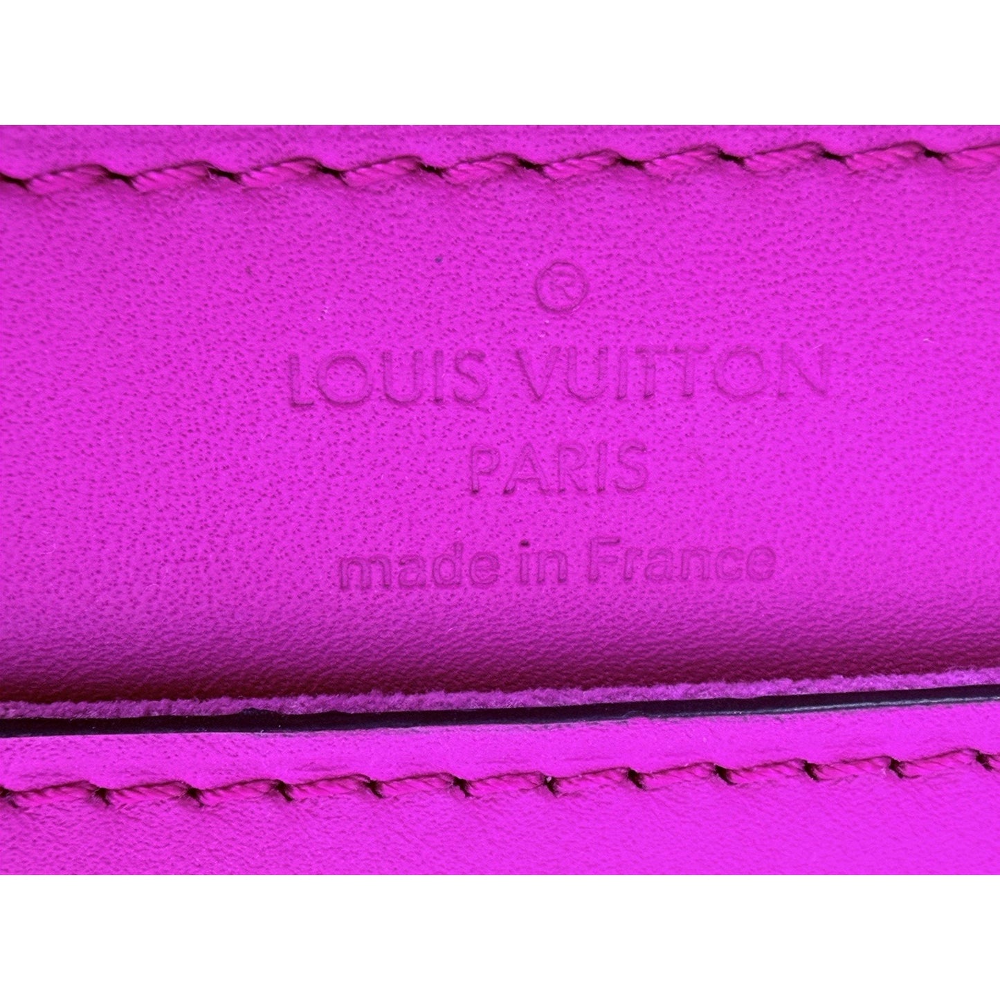 Louis Vuitton Louise Chain MM Bag in Pink Calfskin Leather S01