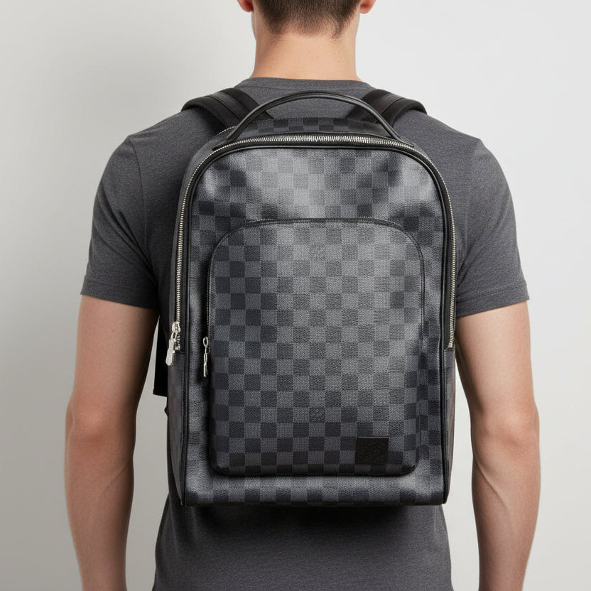 LAYAWAY Louis Vuitton Avenue Backpack in Damier Graphite Canvas with Silver Hardware