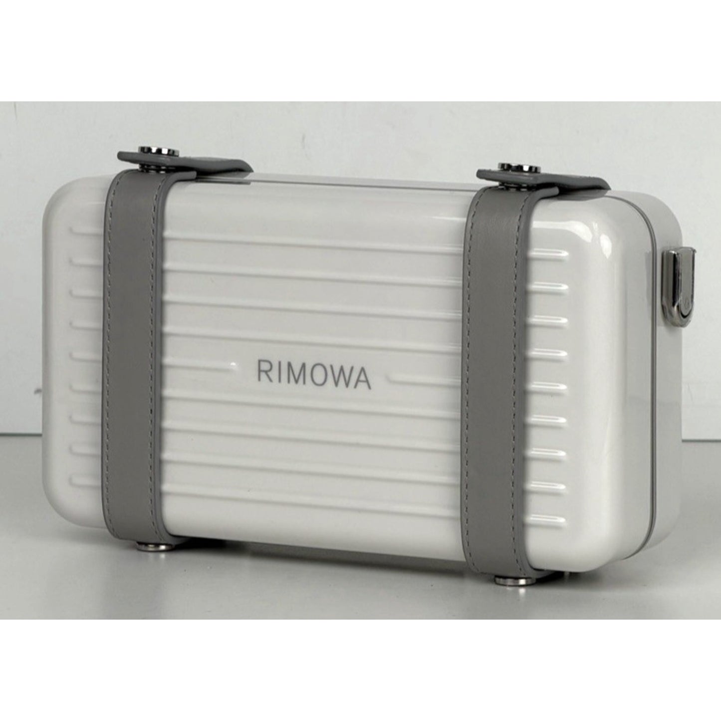 Rimowa Personal Polycarbonate Cross-Body Mini Bag in White S-08