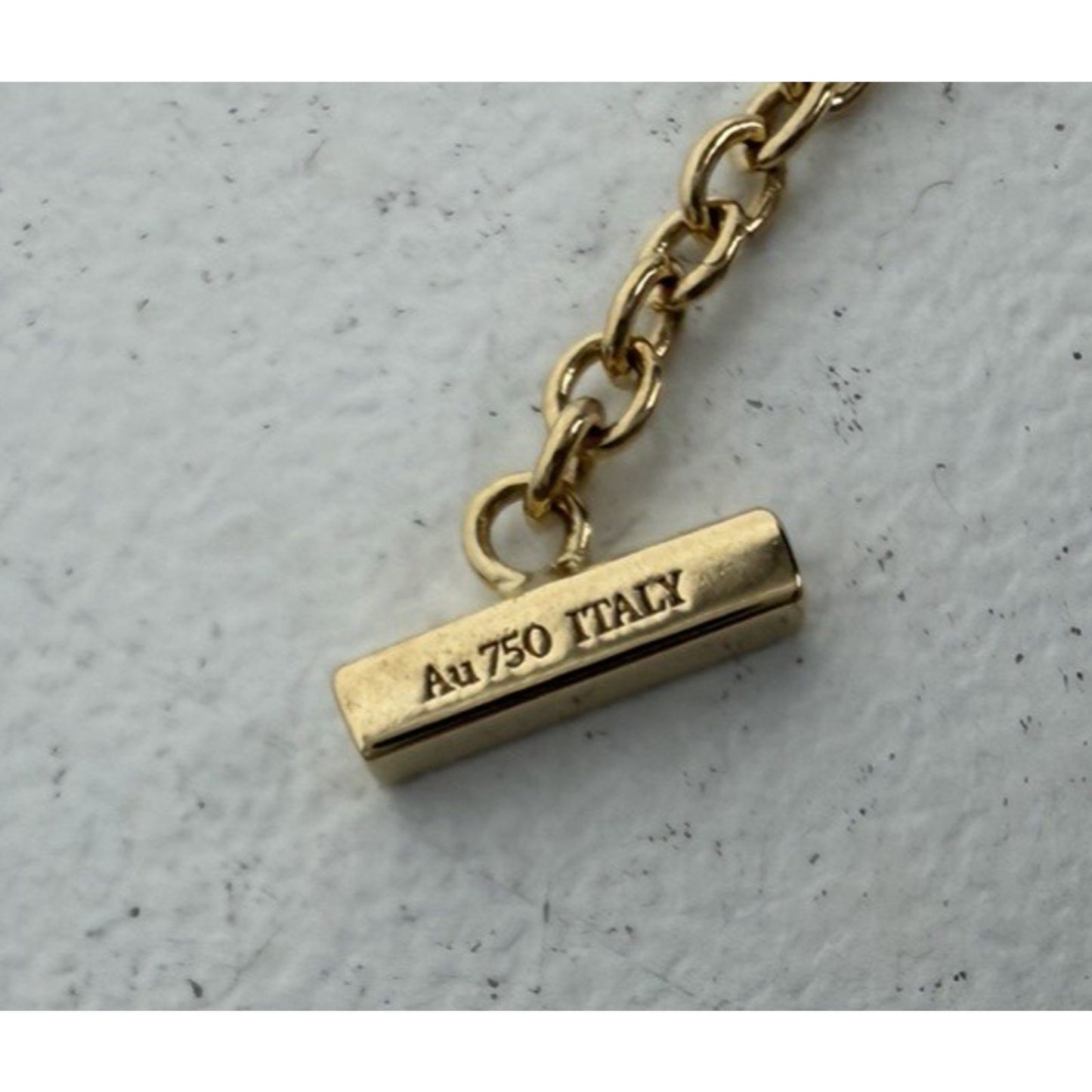 Tiffany T Smile Mini Cable Chain Bracelet in 18k Yellow Gold with Diamonds