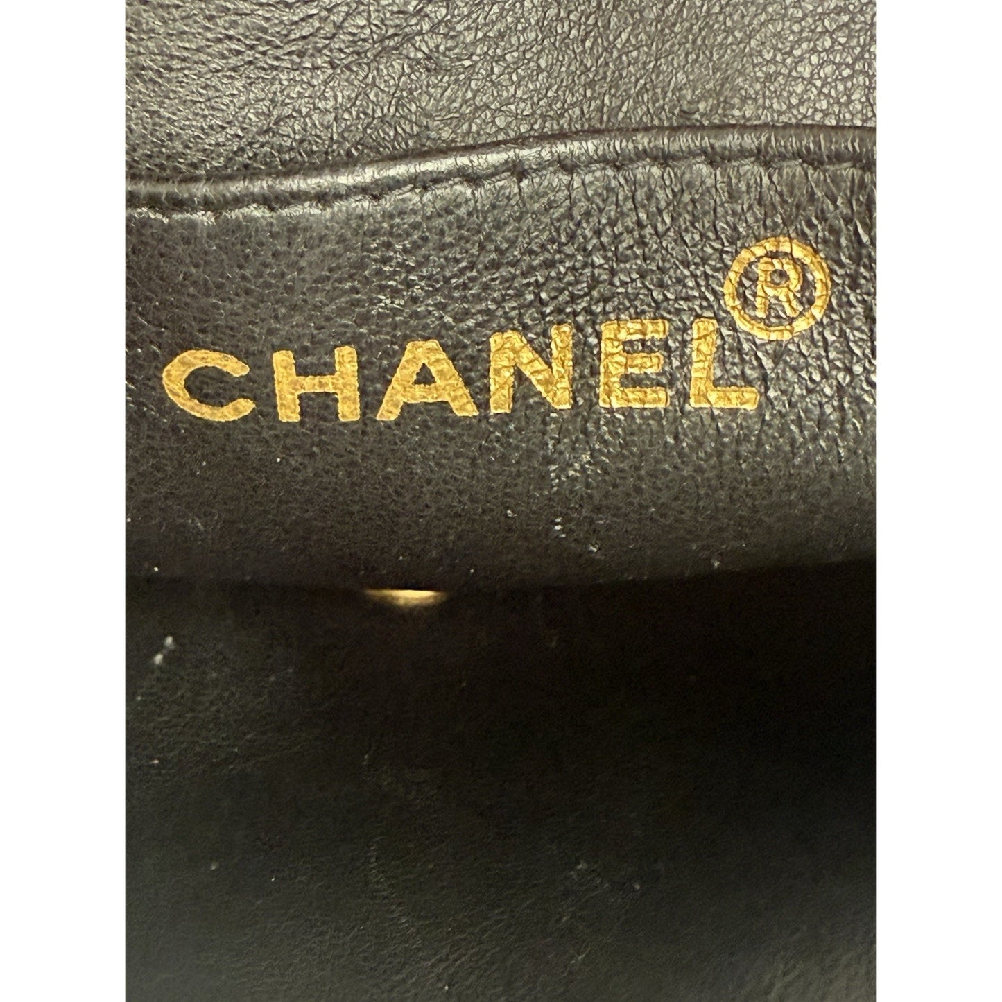 CHANEL Vintage Round Flap Quilted Suede Chain Strap Shoulder Bag