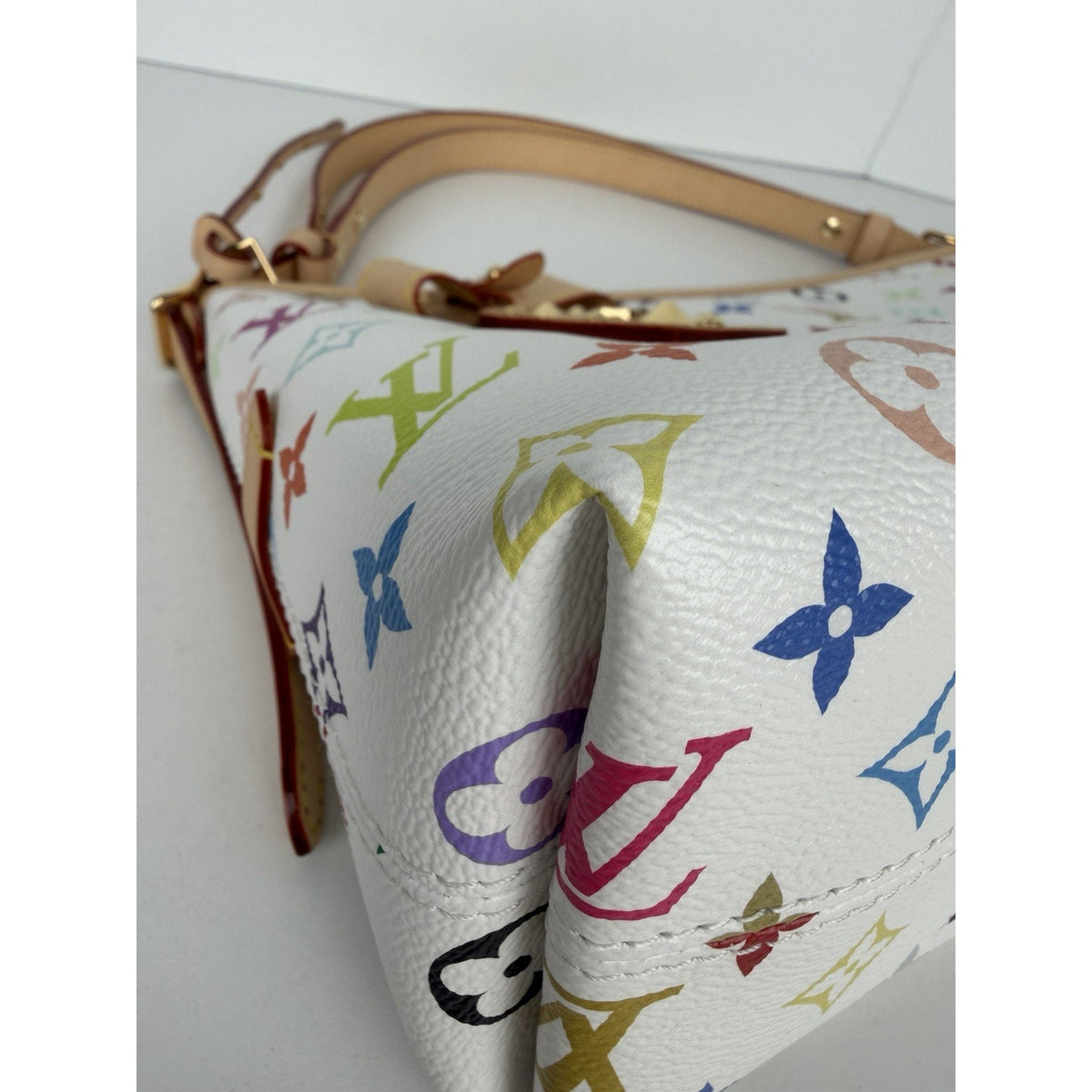 Louis Vuitton x Takashi Murakami CarryAll Bag East West in Multicolore NFC B-9