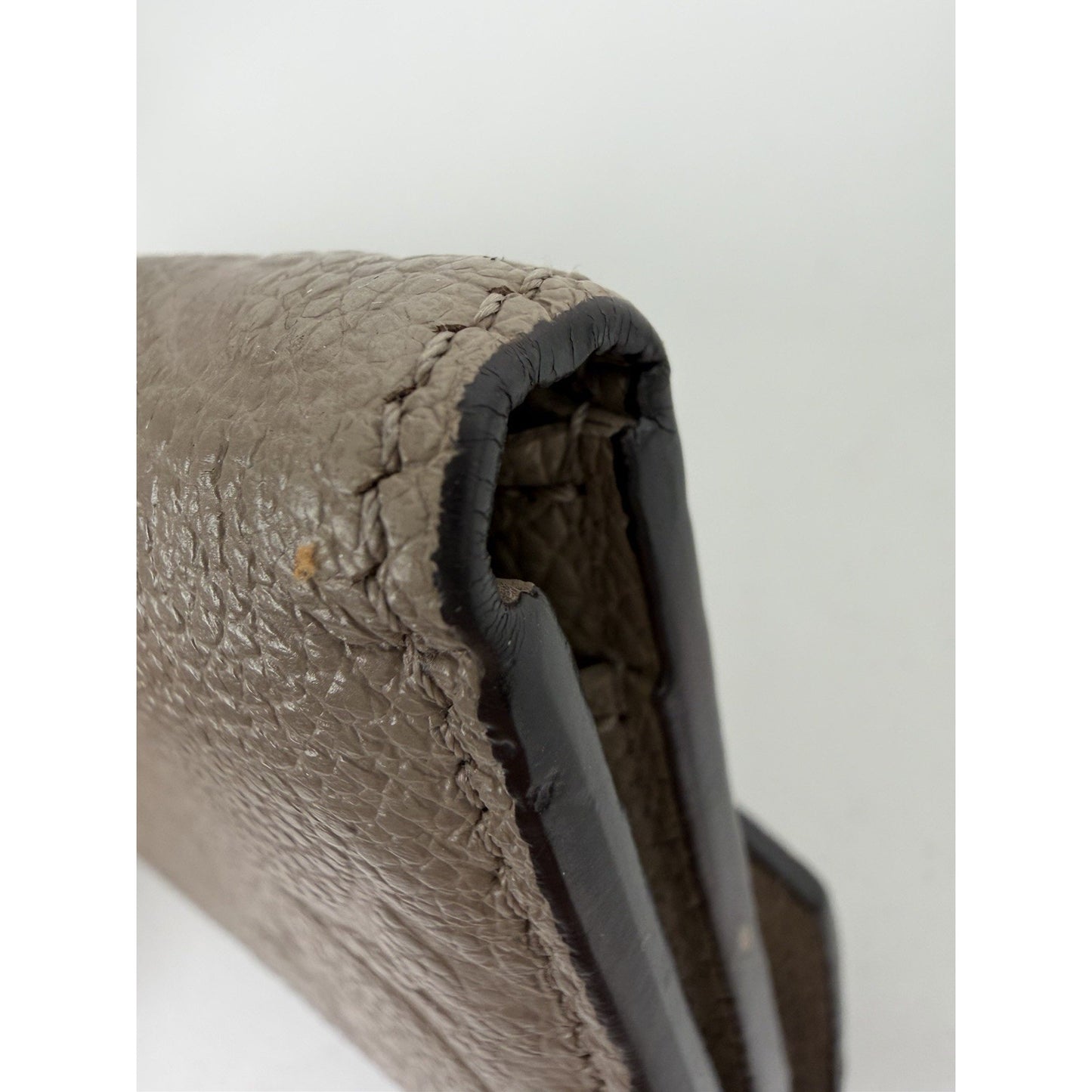 Louis Vuitton Zoe Wallet Tourterelle Gray Monogram Empreinte Leather NFC S
