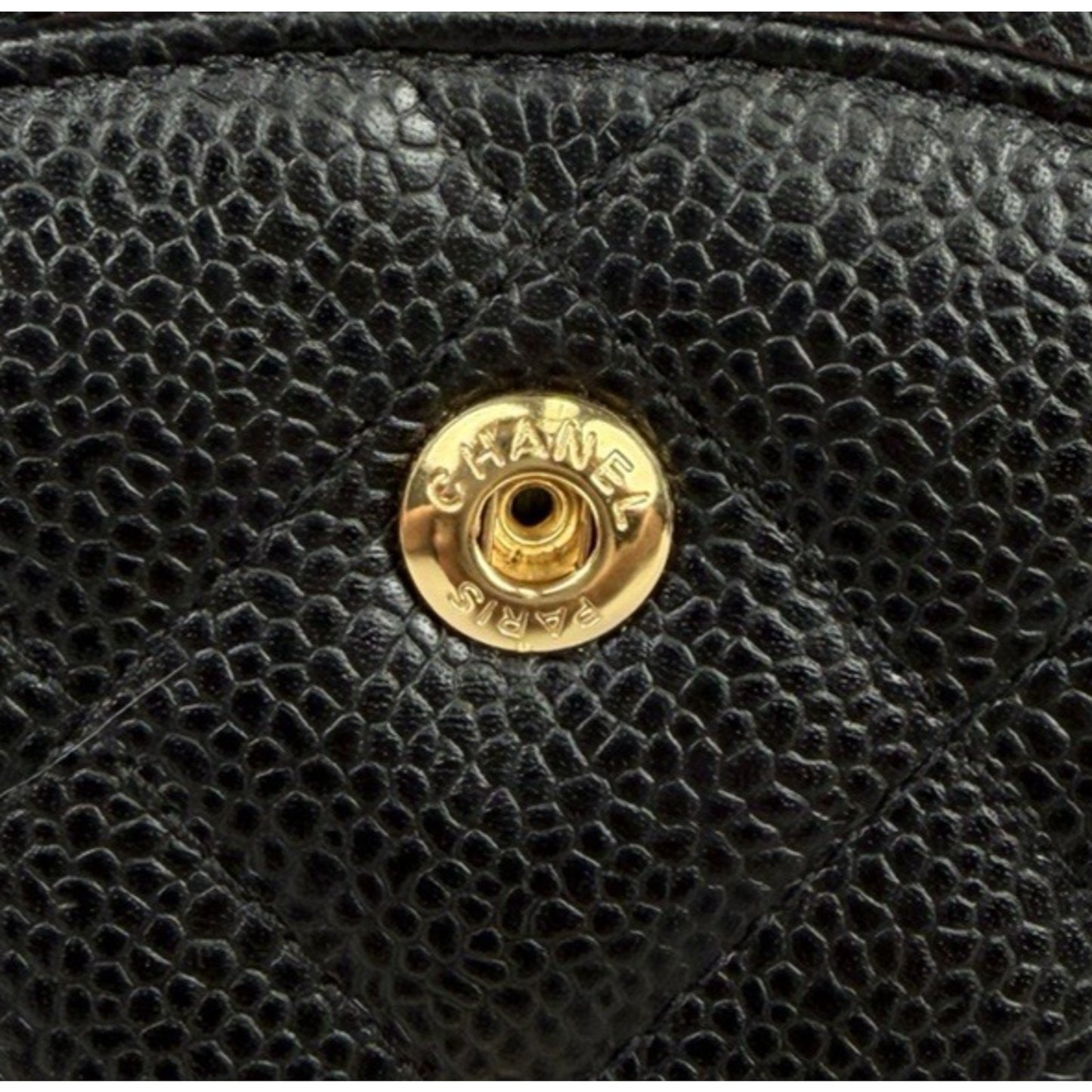 Chanel Classic Double Flap Bag Jumbo in Black Quilting Caviar Leather 2016 B5