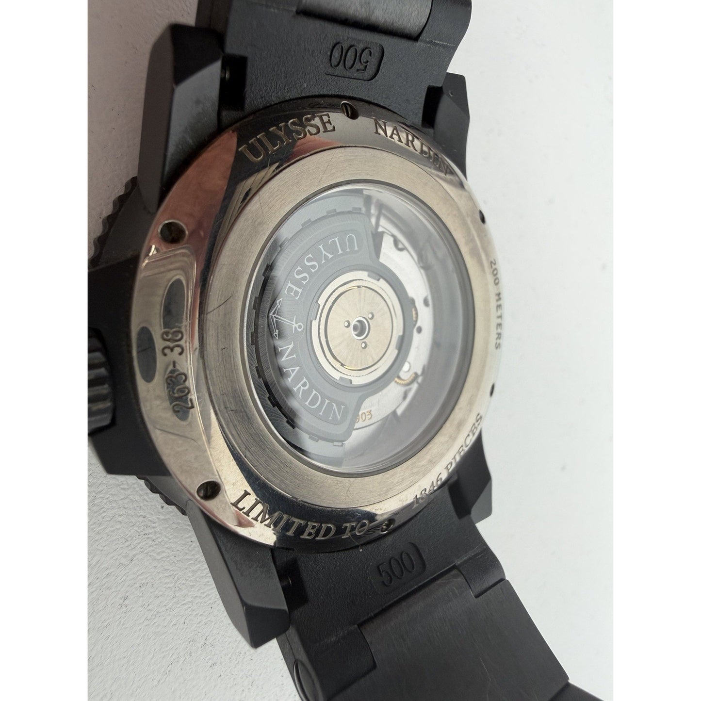 Ulysse Nardin Maxi Marine Diver Black Ocean 263-38 Black Band 43mm
