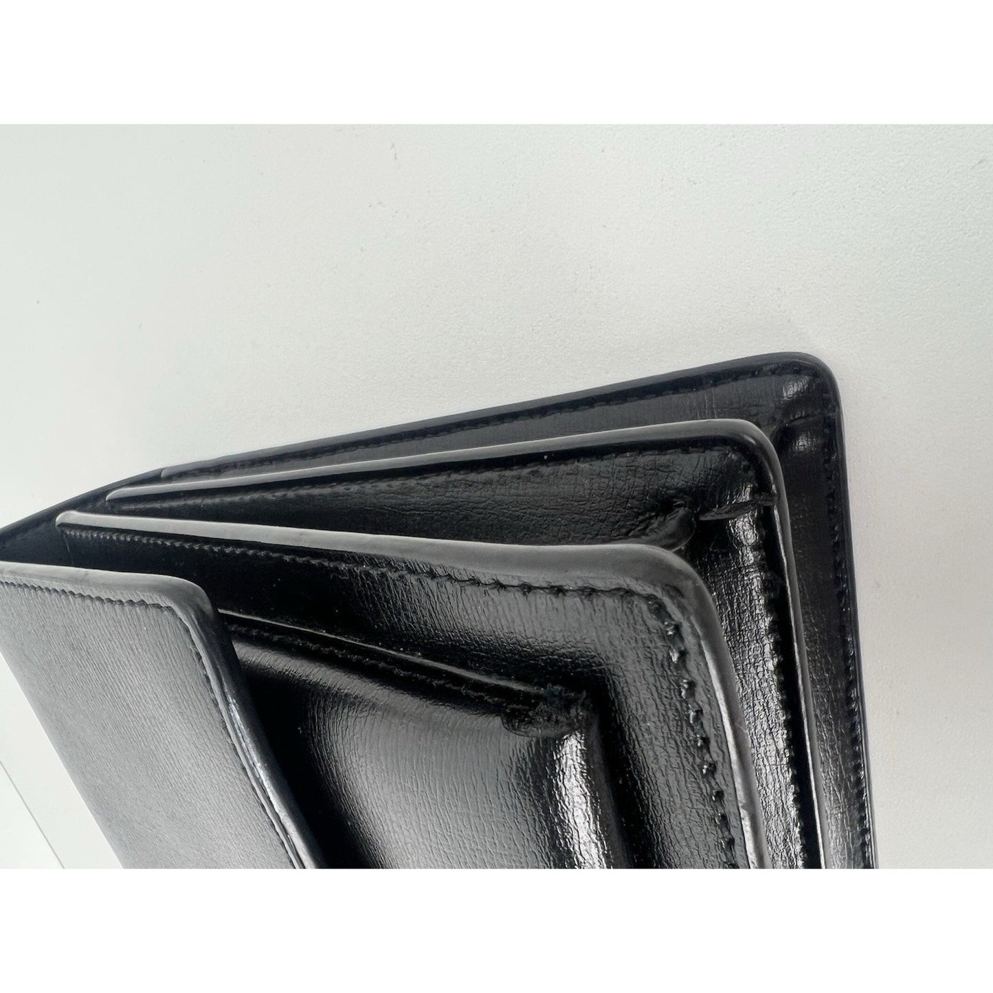 SAINT LAURENT Calfskin Medium Monogram Monochrome Sunset Black C-2