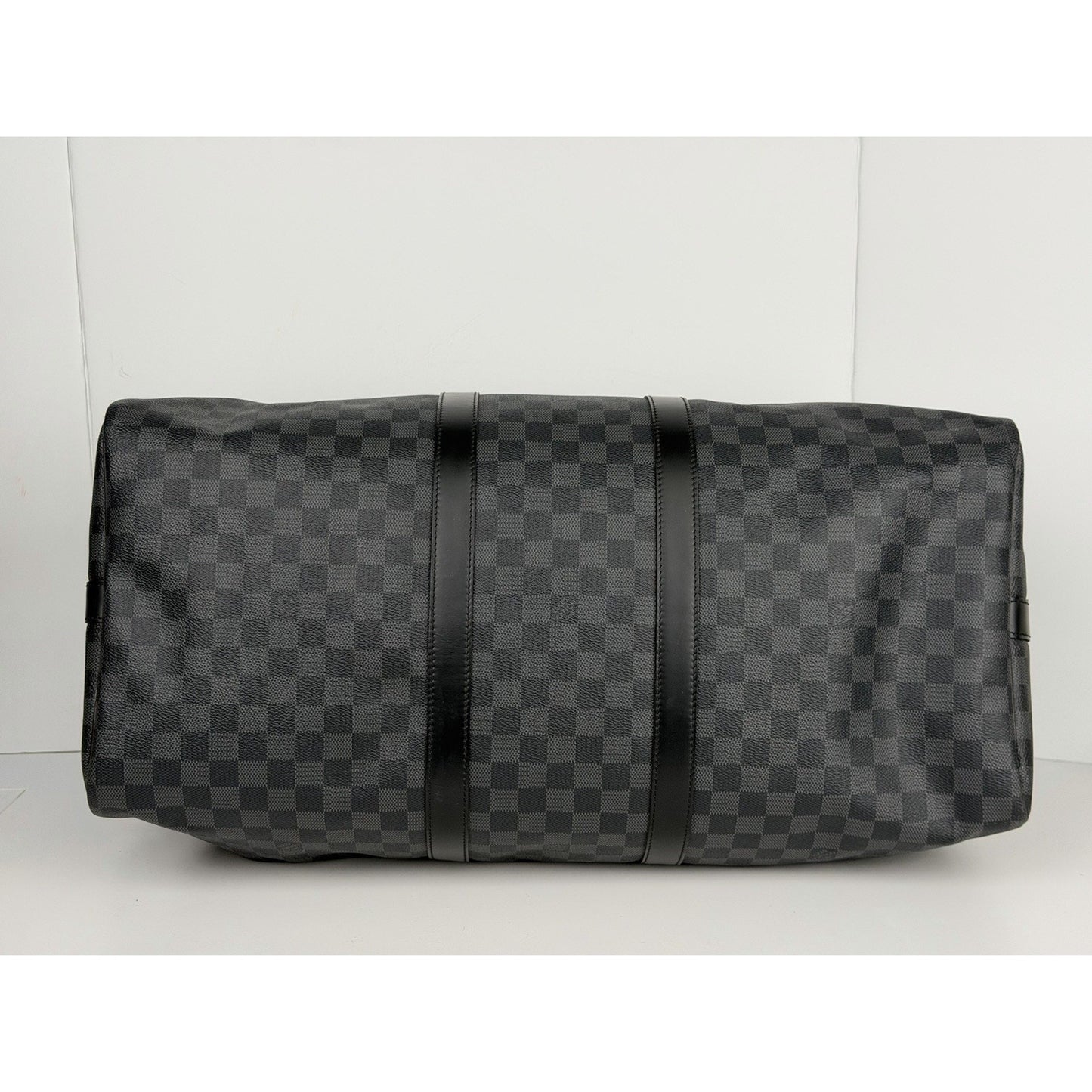 Louis Vuitton Keepall 55 Bandouliere Travel Bag in Damier Coated Canvas 2017 S