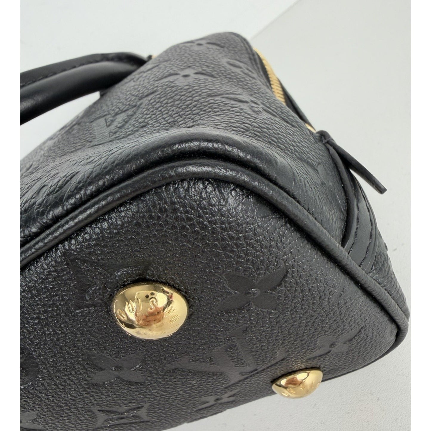 Louis Vuitton Neo Alma BB Bag in Black LV Monogram Empreinte Leather NFC B-5
