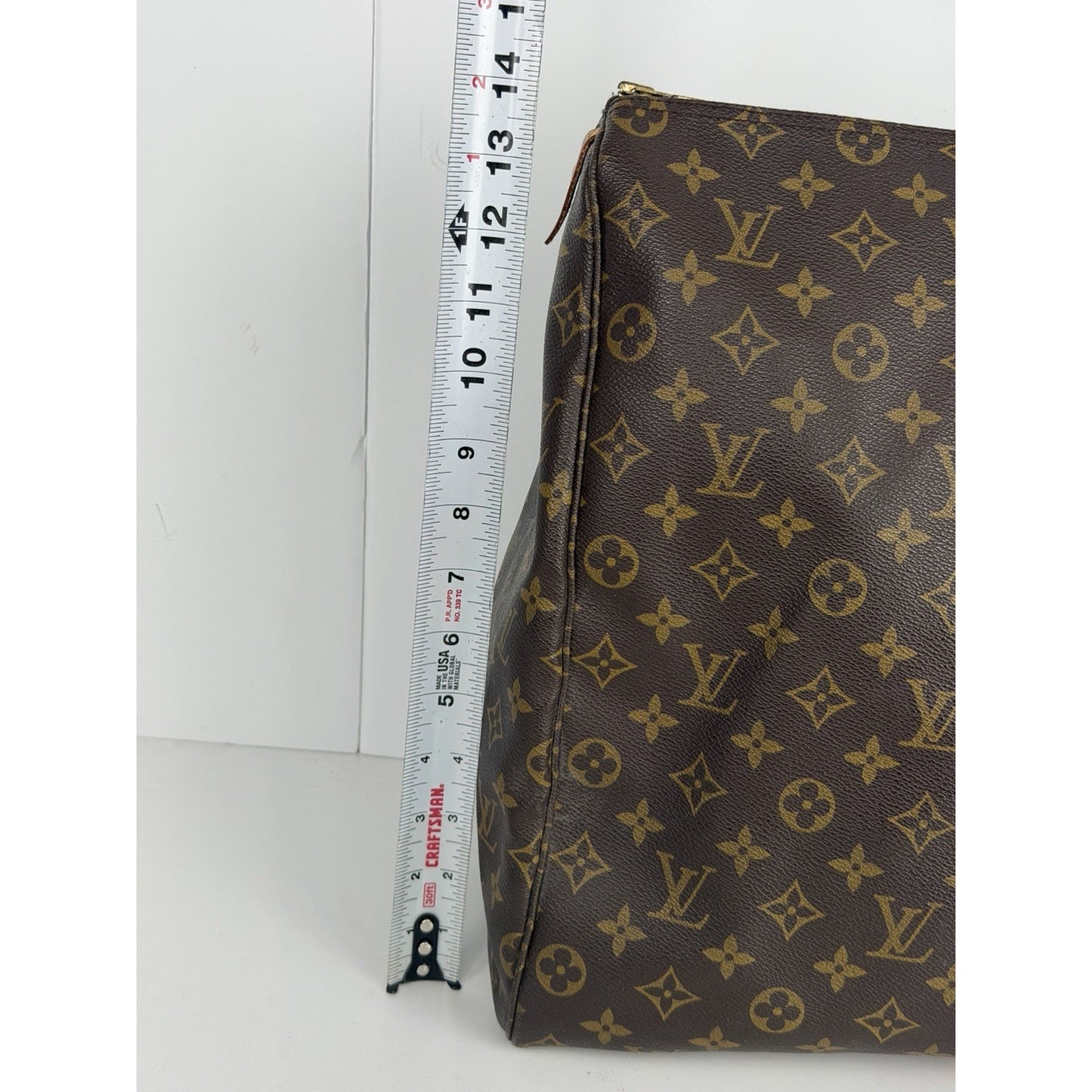 Louis Vuitton Sac Flanerie 50 Travel Bag Vintage in Brown LV Monogram 1992 S