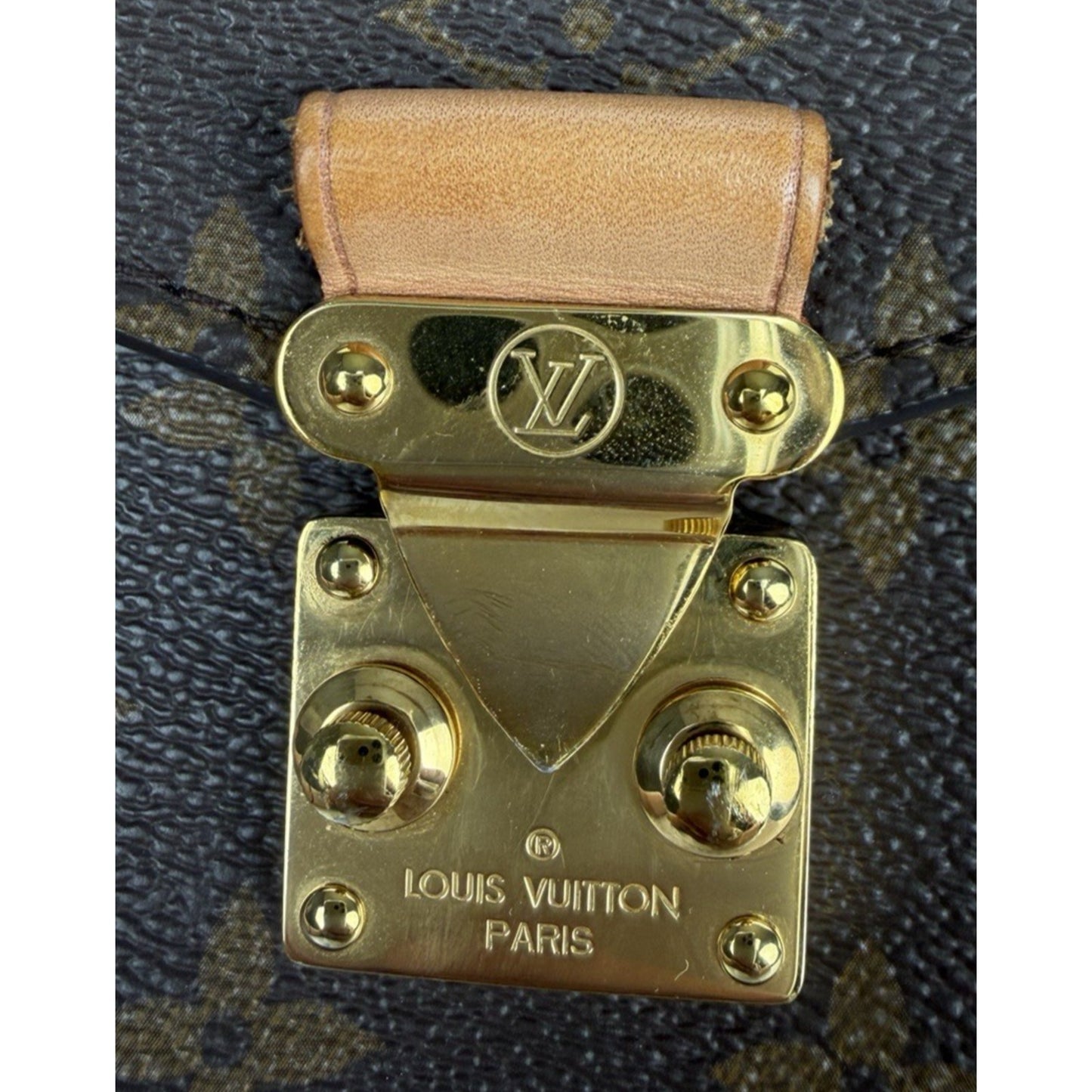 Louis Vuitton Pochette Metis MM Bag in Brown Monogram Coated Canvas NFC E-1