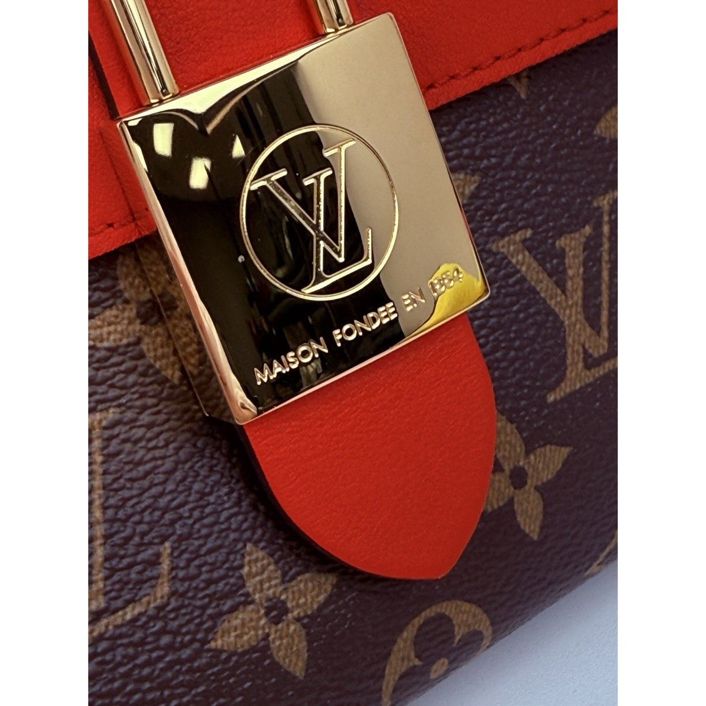 Louis Vuitton Locky BB Coquelicot Monogram Women's Shoulder Bag 2019