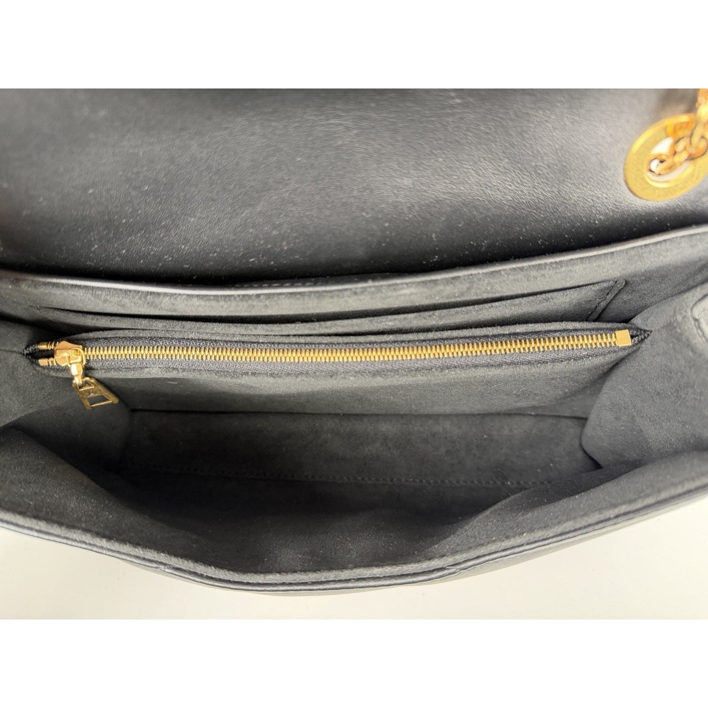 Louis Vuitton New Wave Chain Bag GM in Black Quilted Calfskin Leather NFC D3