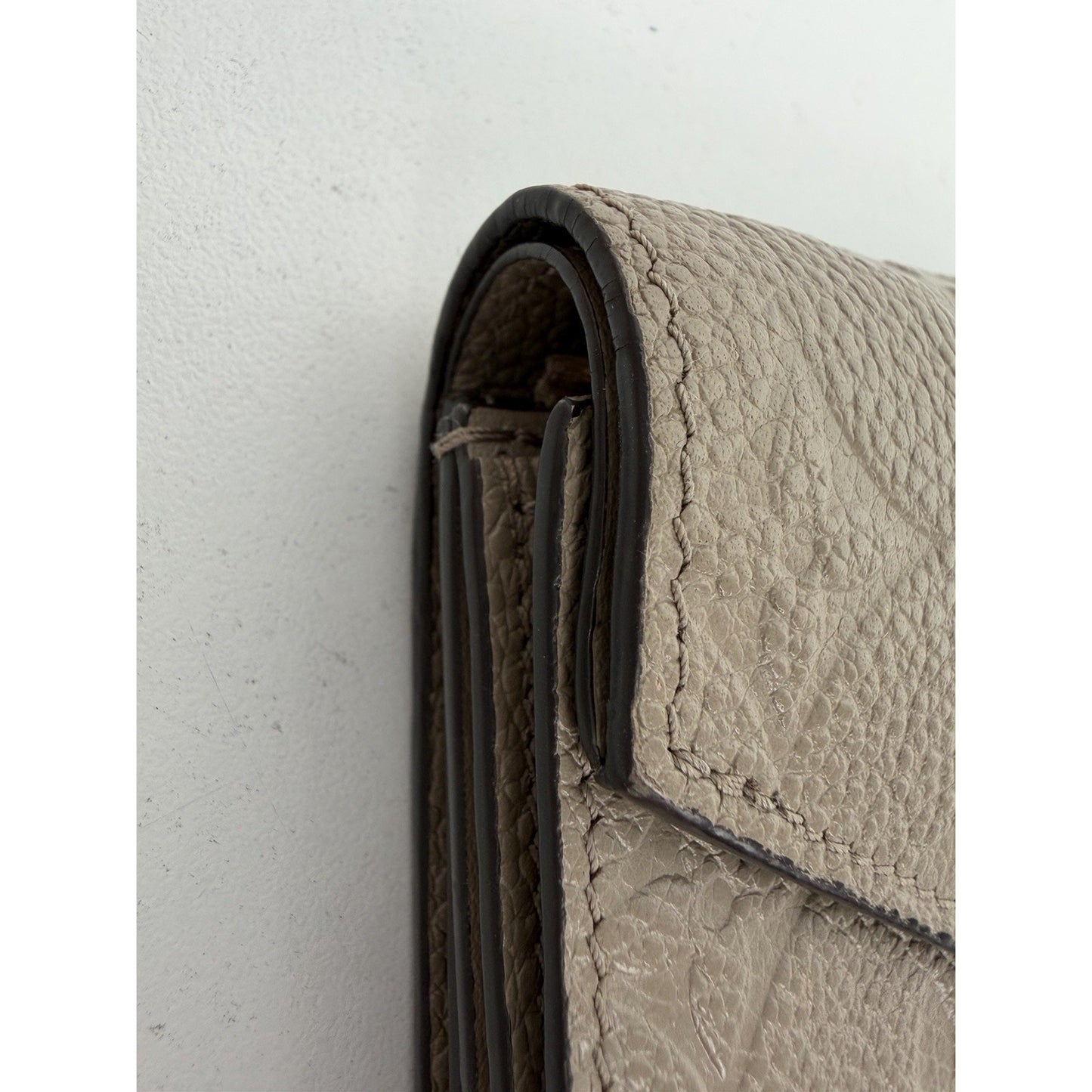 Louis Vuitton Zoe Wallet Tourterelle Gray Monogram Empreinte Leather NFC S