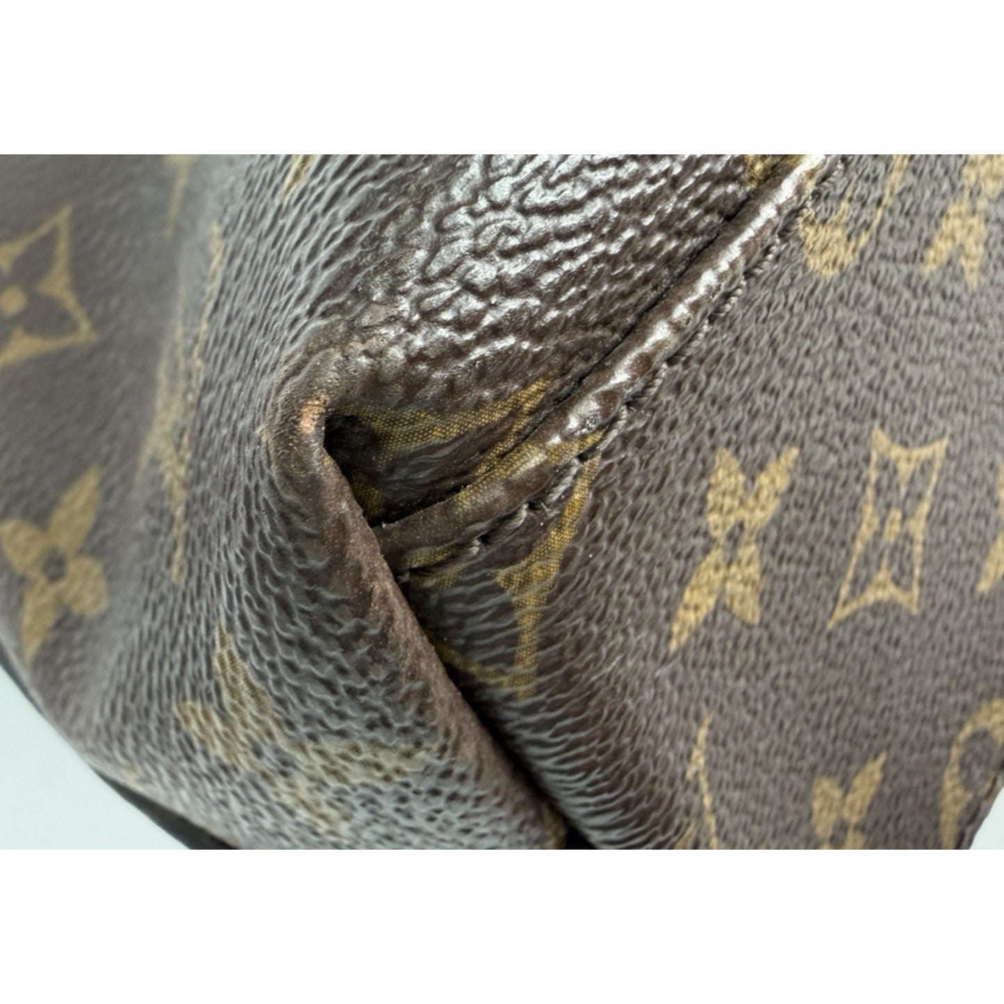 Louis Vuitton Kitan Tote Bag Monogram Macassar Coated Brown Canvas 2014 S