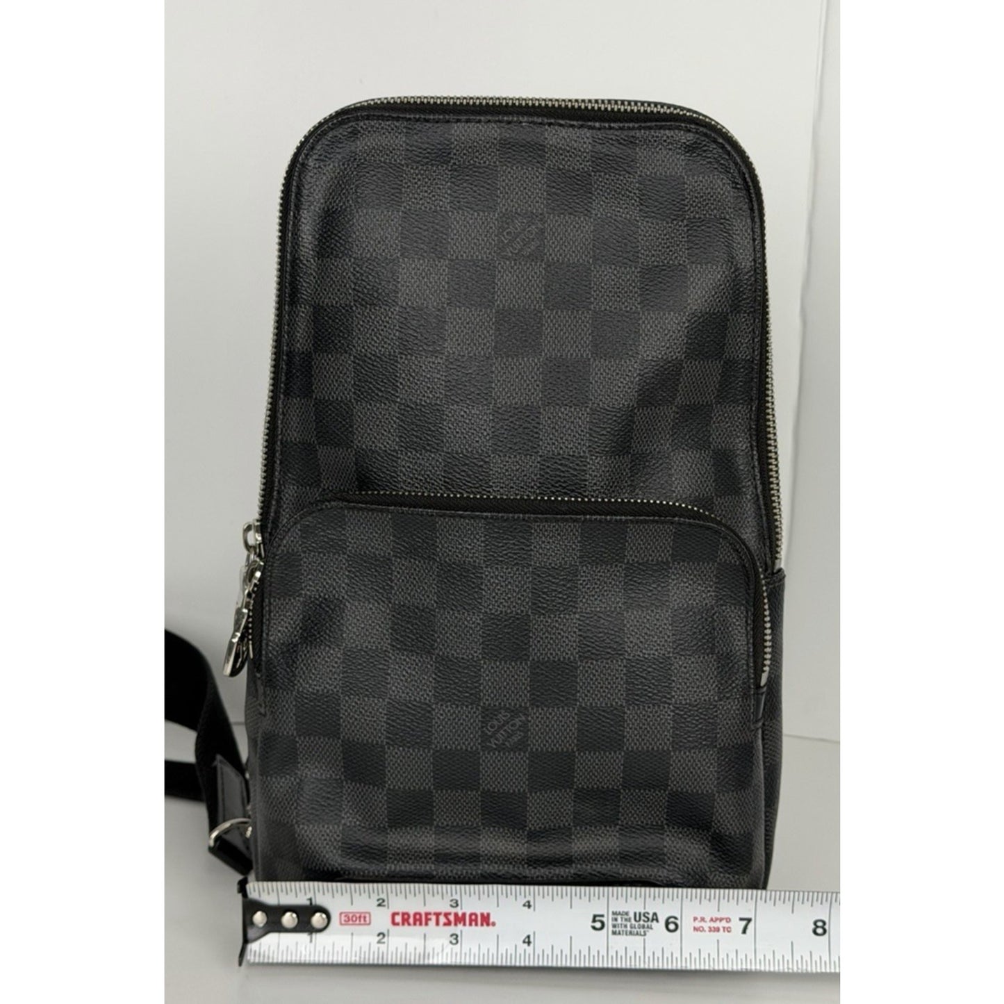 Louis Vuitton Avenue Sling Bag in Damier Graphite Coated Canvas S-05