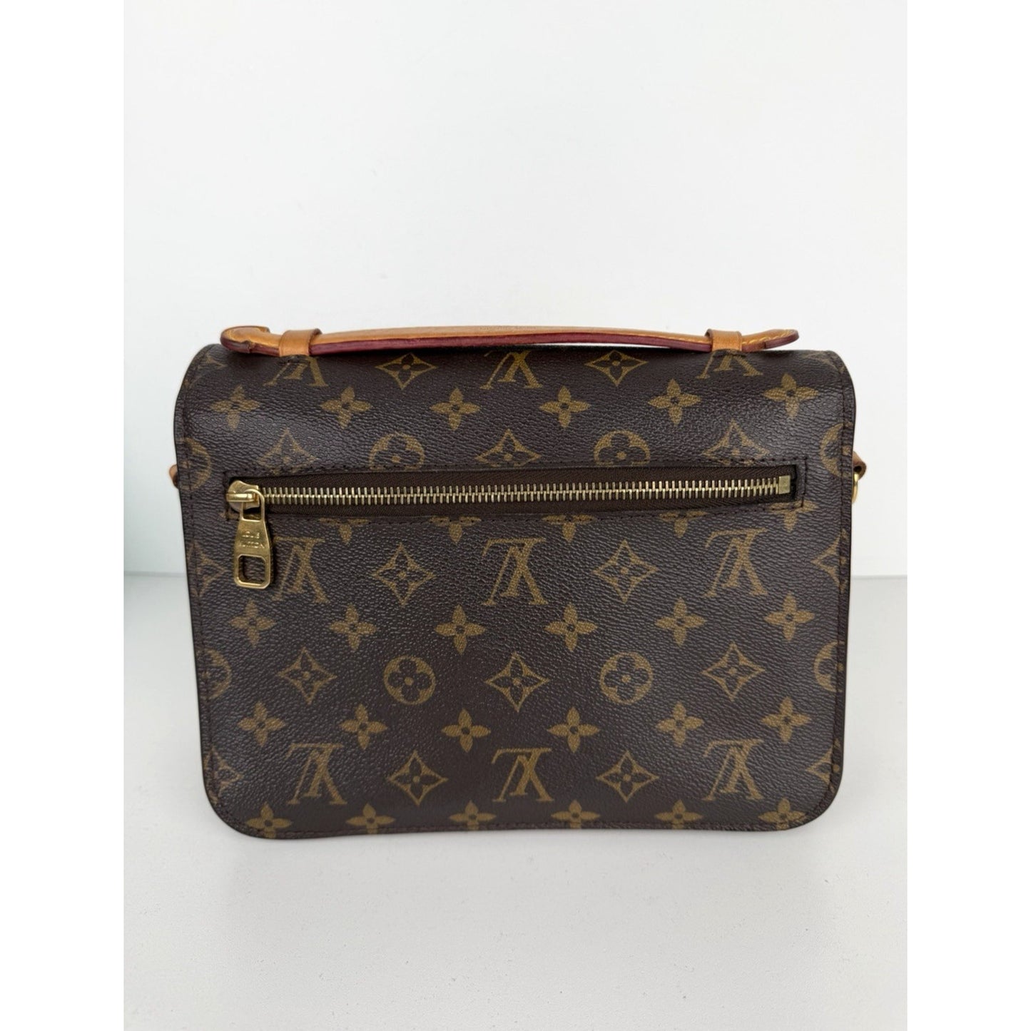 Louis Vuitton Pochette Metis Bag MM in Brown LV Monogram Coated Canvas 2017 C-1