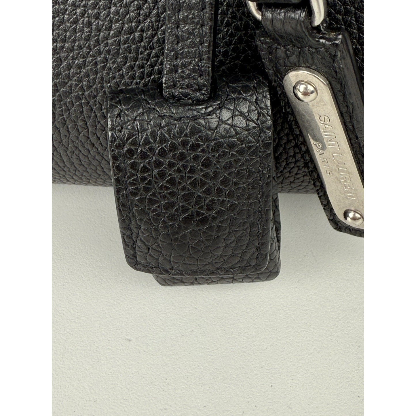 Saint Laurent Black Leather Sac De Jour Mini