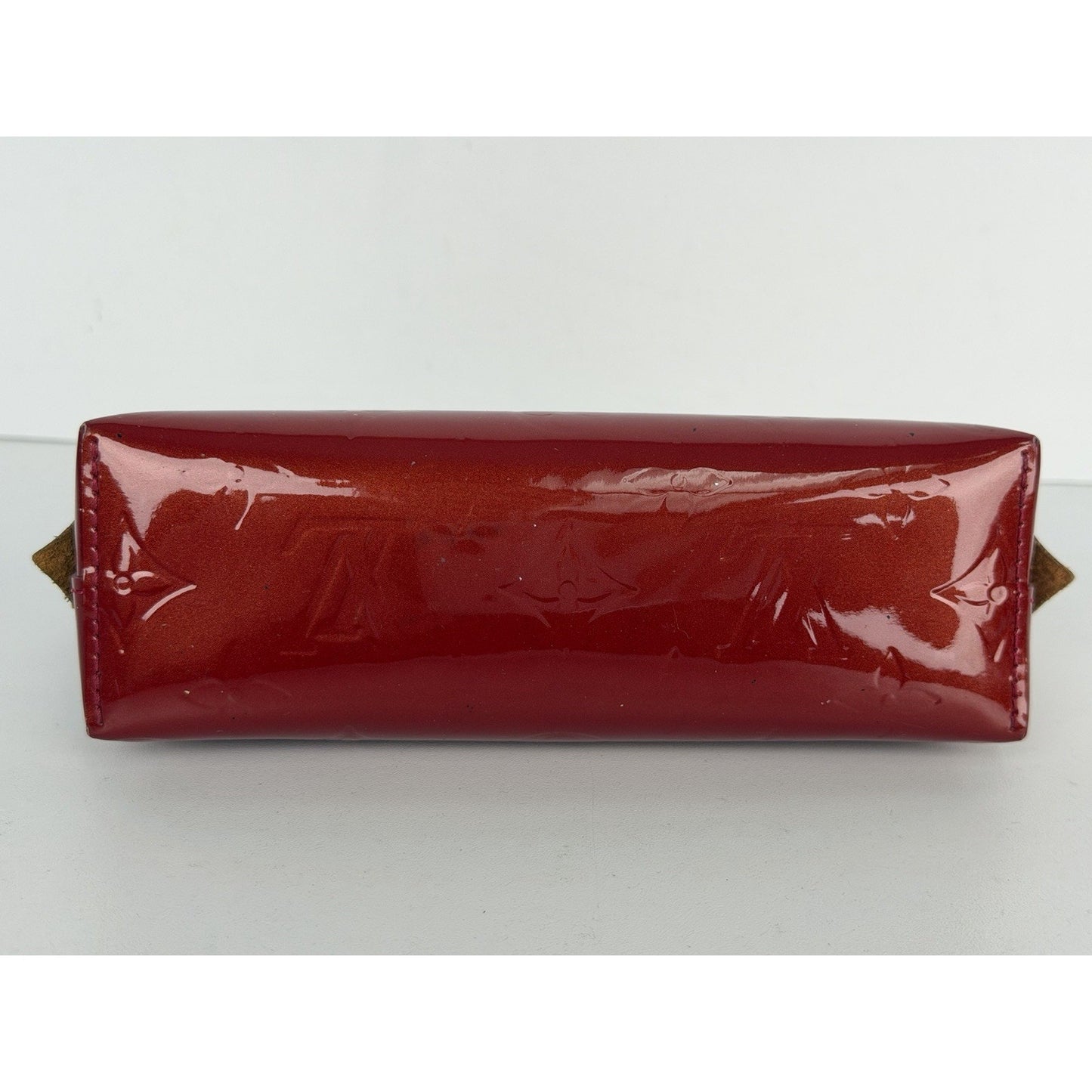 Louis Vuitton Pomme D'Amour Cosmetic Pouch in Monogram Vernis Red Leather 2012