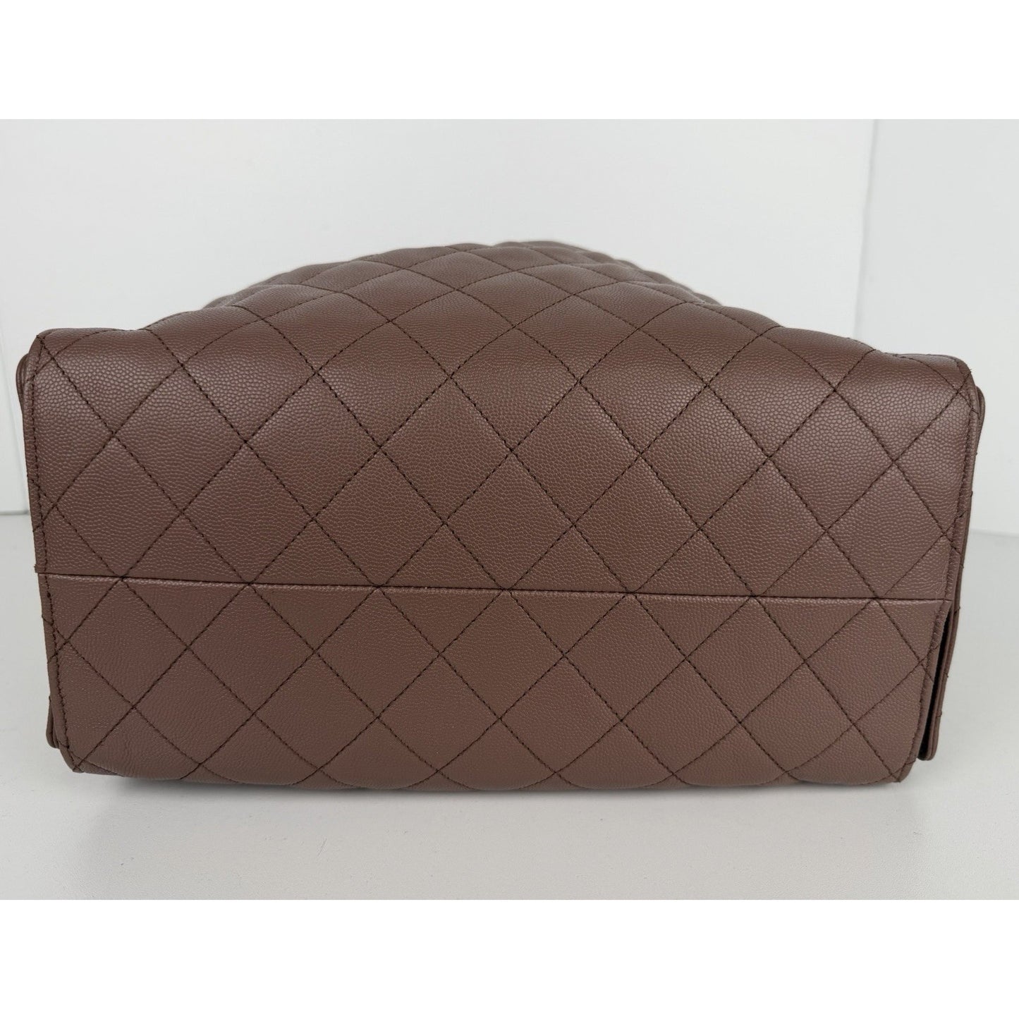 Chanel Medium 25 Hobo Bag is Mauve Quilted Caviar Leather 2022 E8