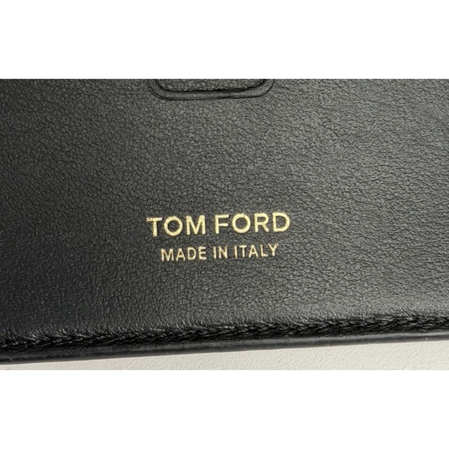 Tom Ford Men's Snake Print Bifold Wallet in Leather