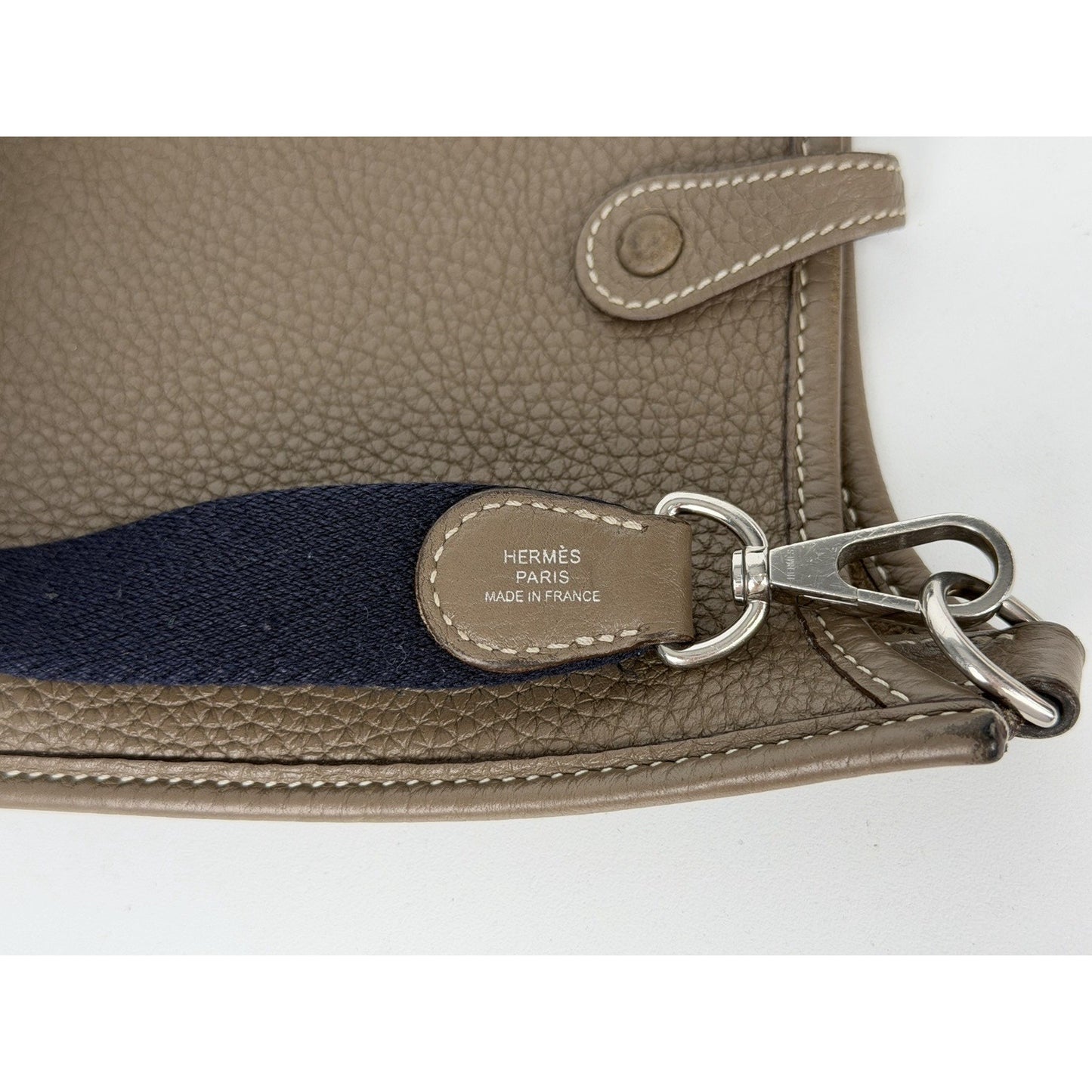 Hermes Evelyne TPM 16 in Etoupe Clemence Leather 2021 D9