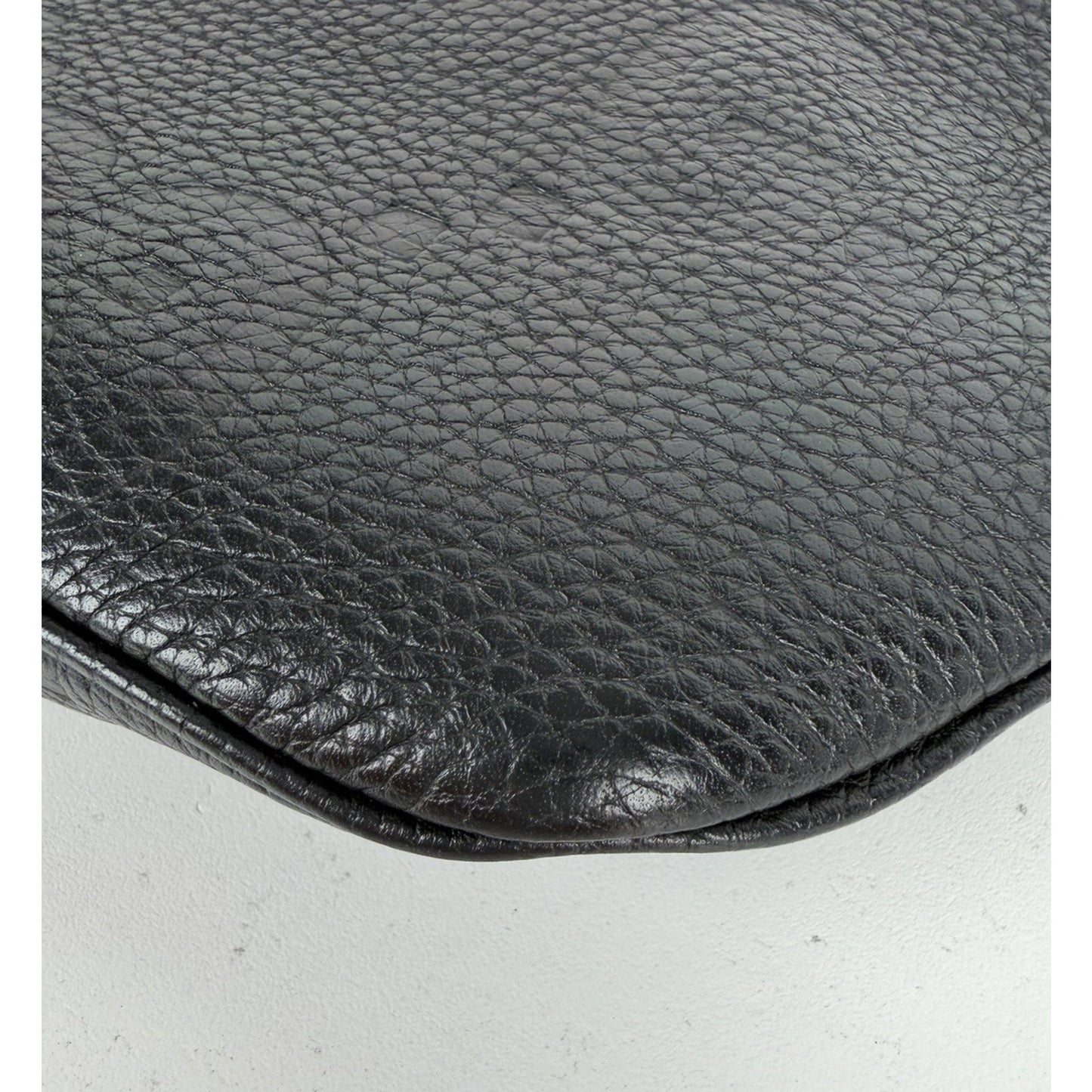 Gucci Embossed Jumbo GG Belt Bag Small in Black Piuma Calfskin Leather S