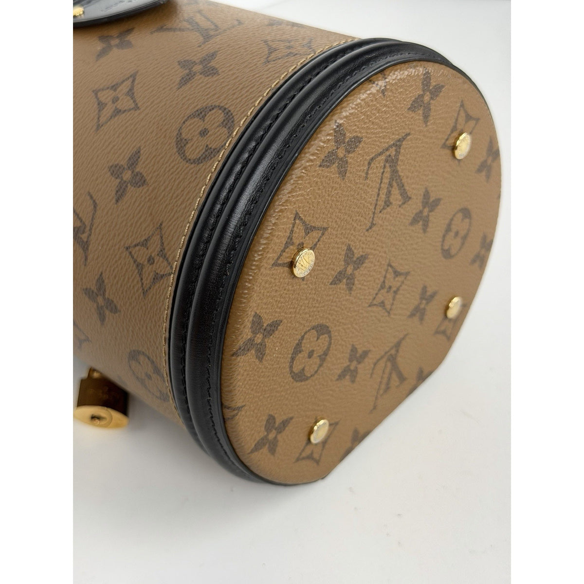 Louis Vuitton Cannes Bucket Bag in Brown Reverse Monogram Coated Canvas 2019 D4