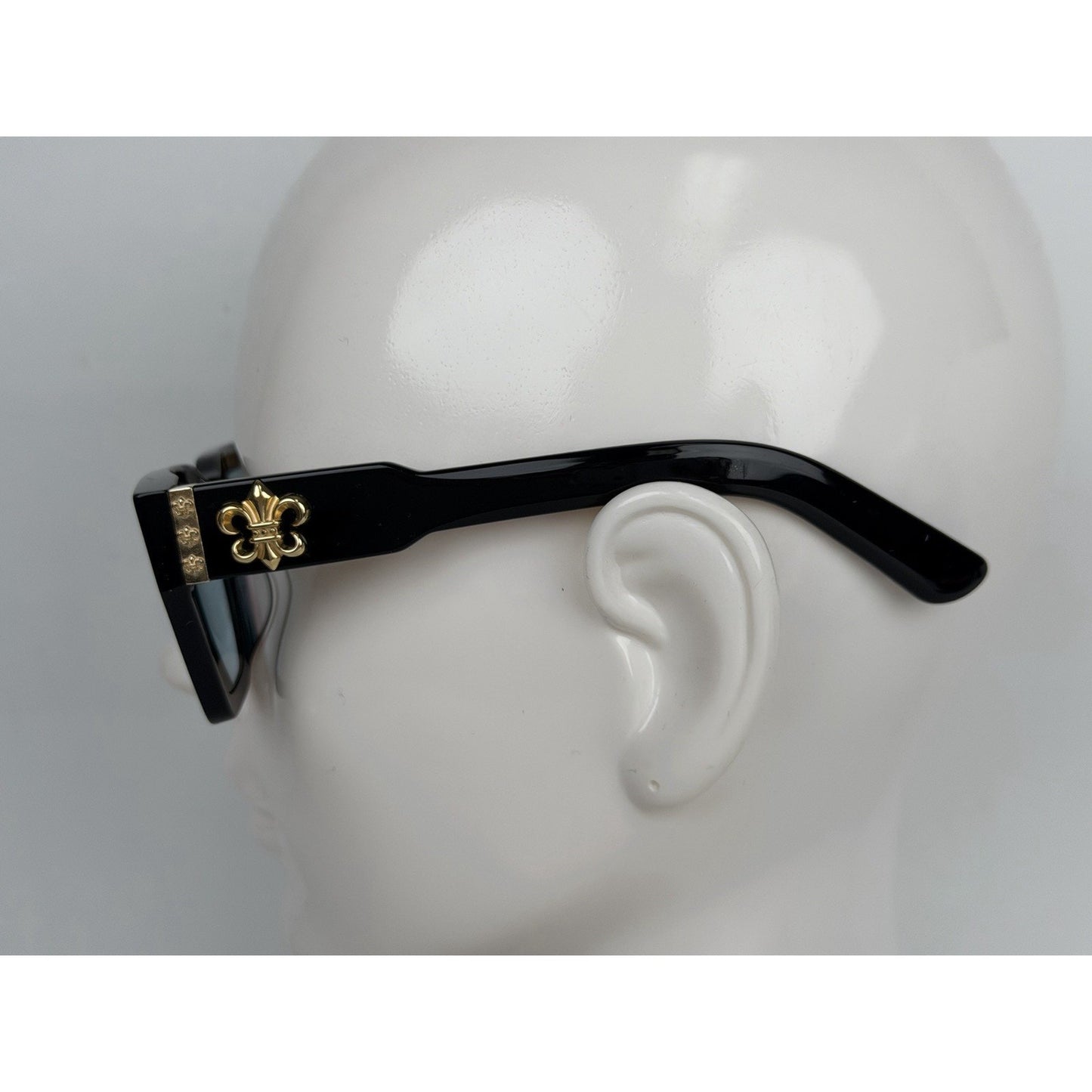 Chrome Hearts Eyeglasses Frame CH8217 Black&Gold K1