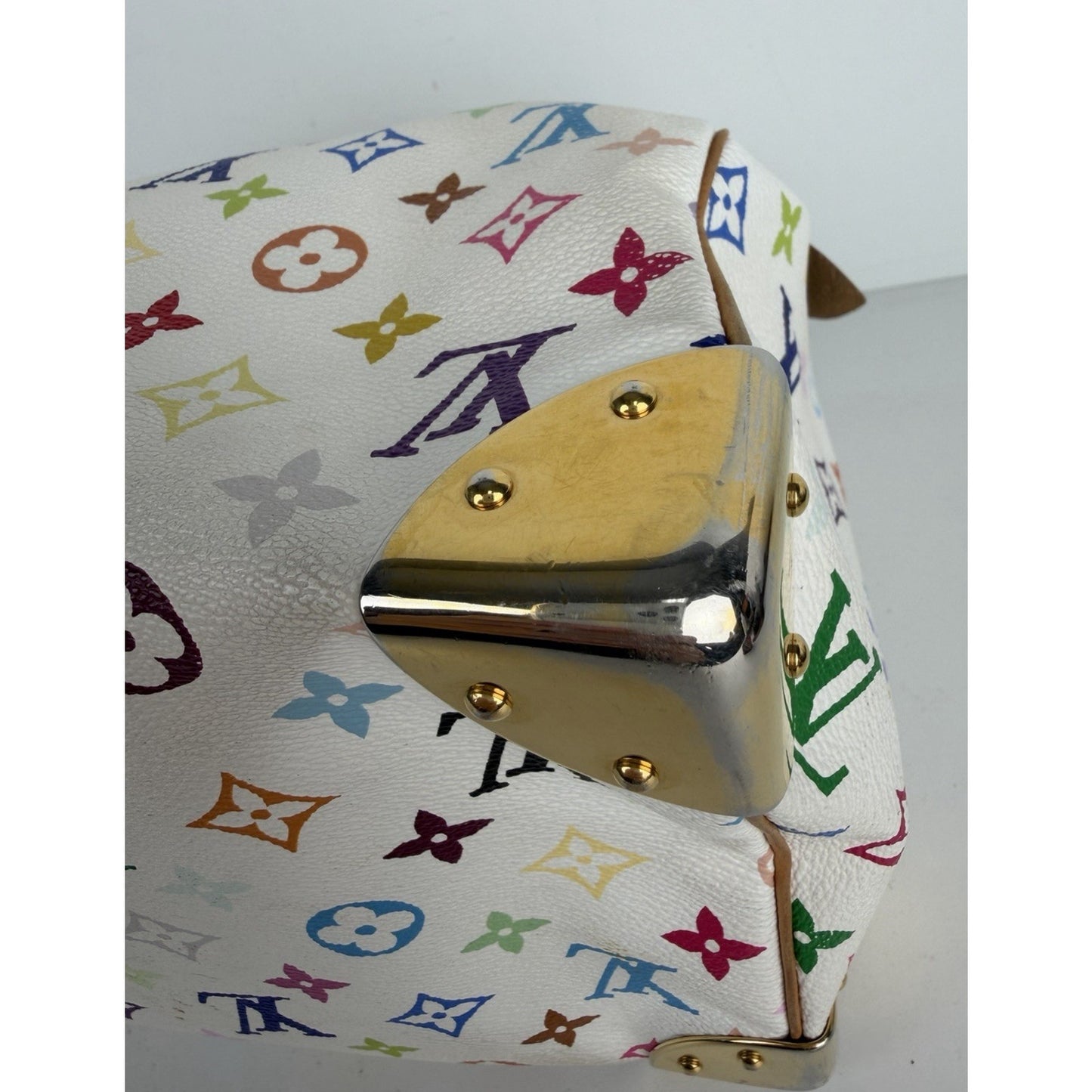Louis Vuitton x Takashi Murakami Speedy Bag 30 in Monogram Multicolore 2004 S-08