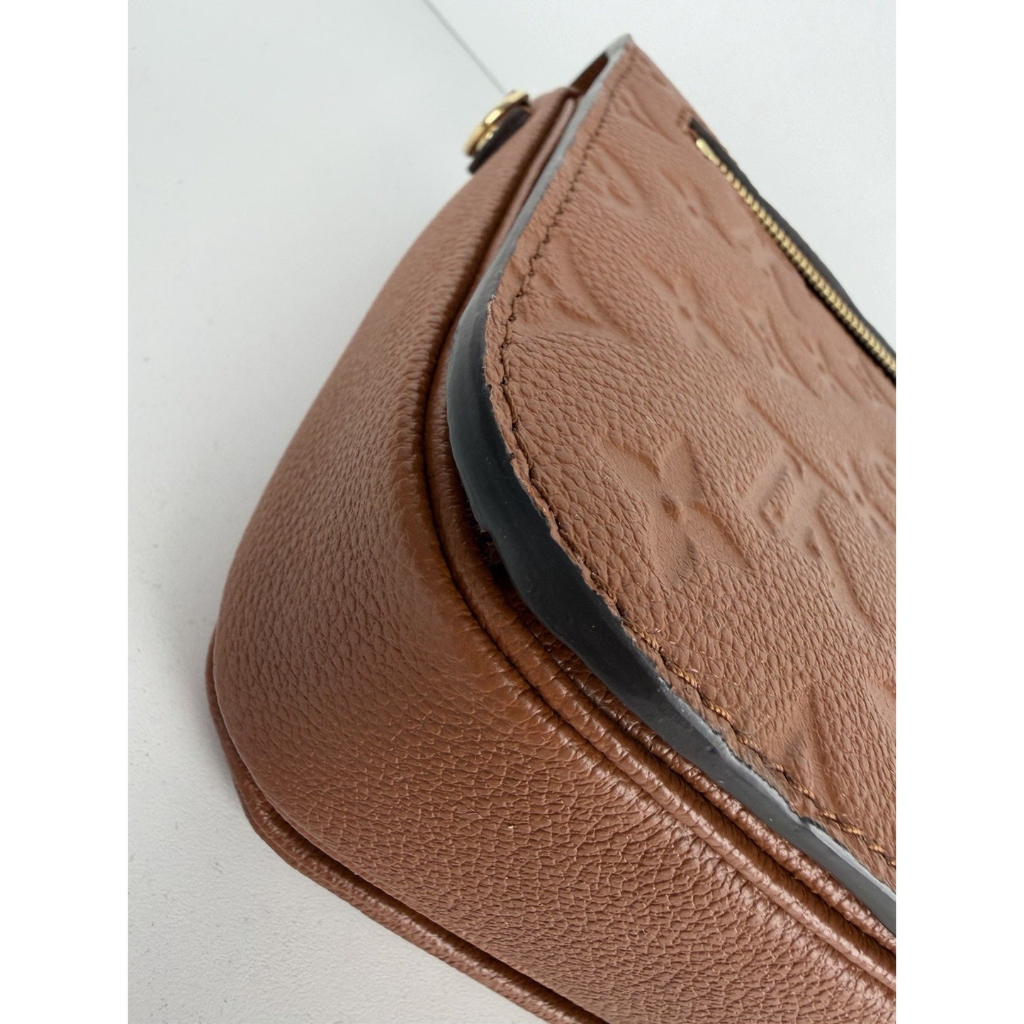 Louis Vuitton Pochette Metis Bag in Cognac Monogram Empreinte Leather NFC B-4