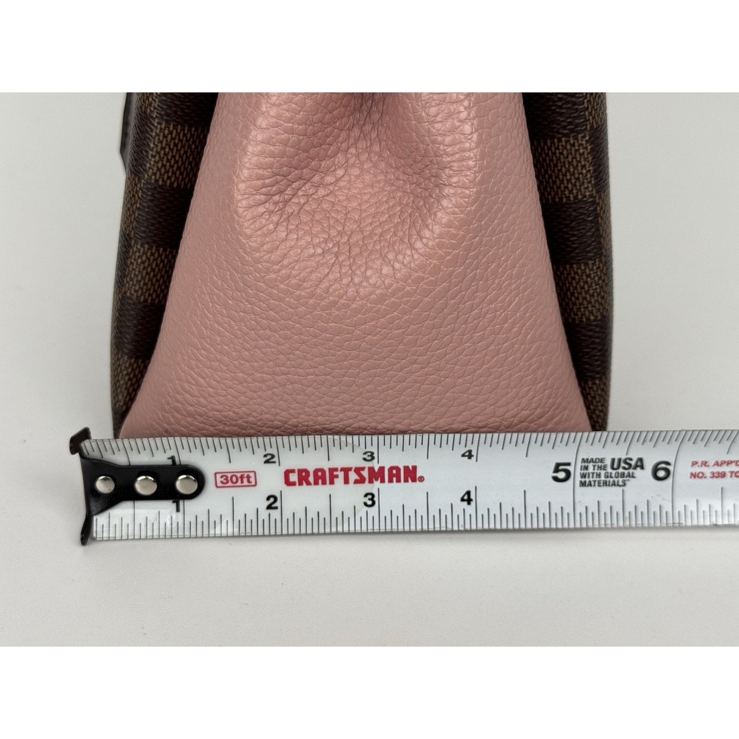 Louis Vuitton Damier Ebene Taurillon Brittany Magnolia Handbag