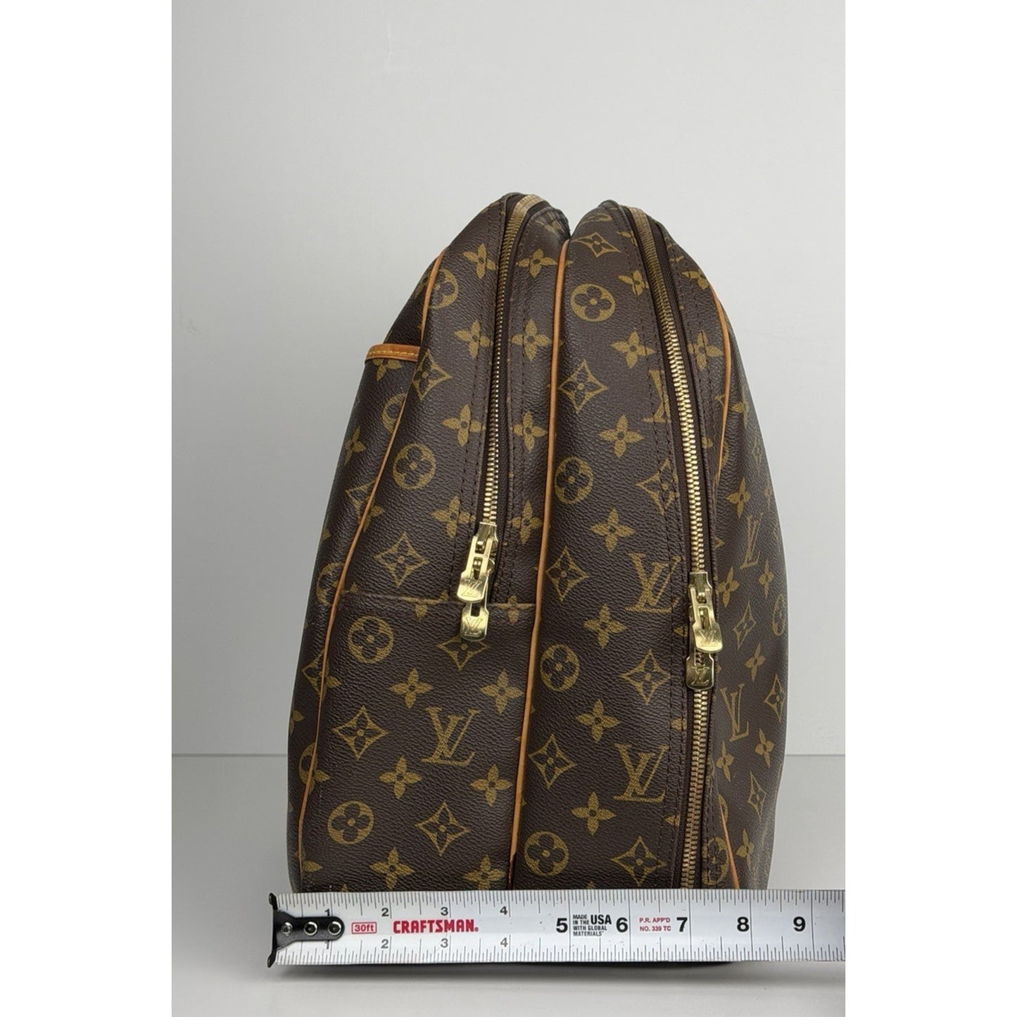 Louis Vuitton Alize 24 Heures Bag In Brown Monogram Coated Canvas Vintage 1998 S