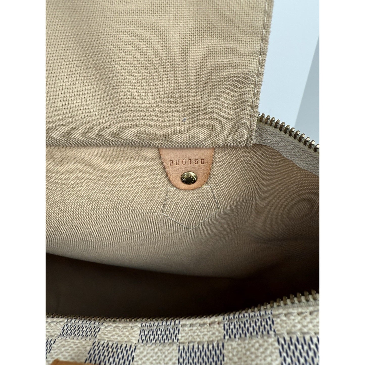 Louis Vuitton Speedy Damier Azur 35 Canvas Bag