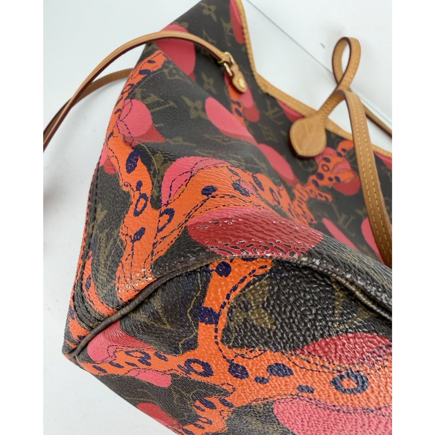 Louis Vuitton Limited Edition Ramages Neverfull Bag MM Monogram Canvas 2015 C-9