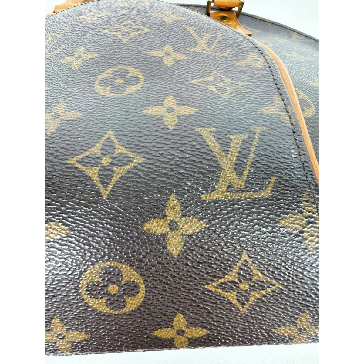 Louis Vuitton Ellipse PM Handbag in Brown LV Monogram Coated Canvas 2000 S08