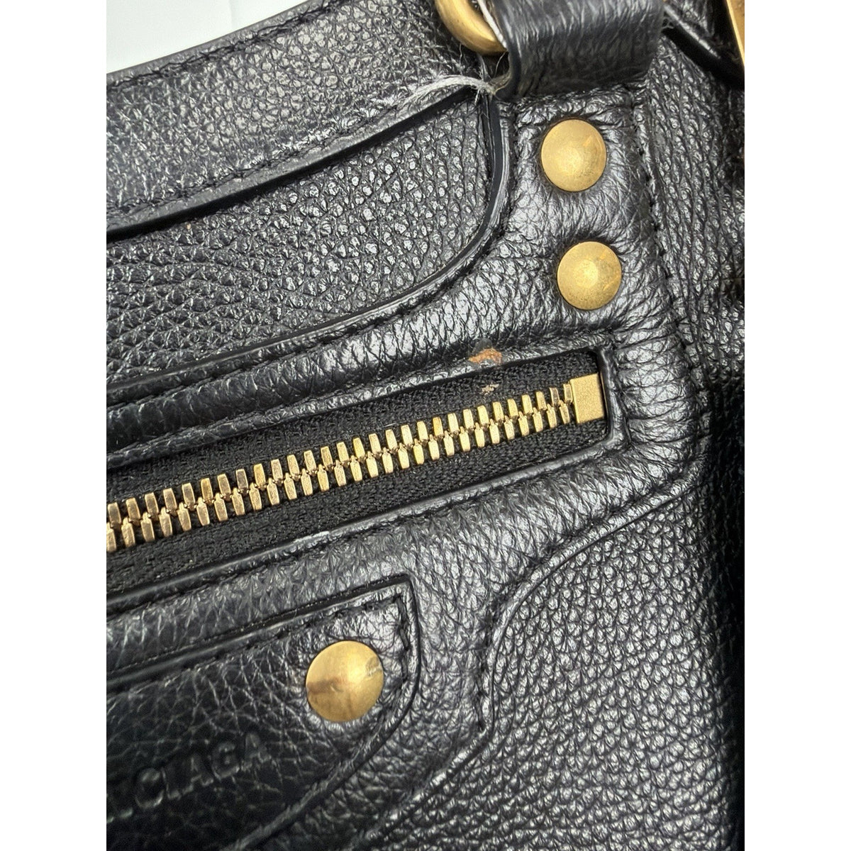 Balenciaga Neo Classic City Bag Small in Black Grained Calfskin Leather S-05