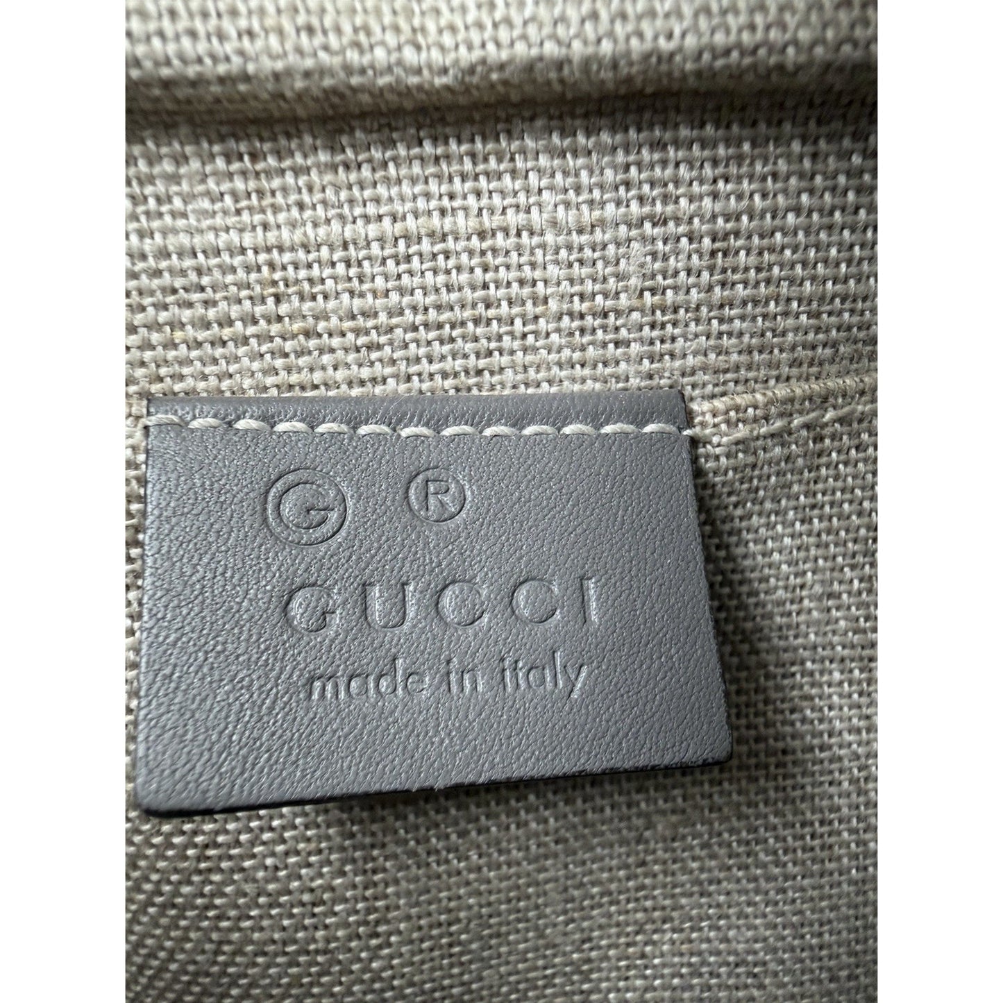 Gucci Bree Crossbody Bag Gray Microguccissima Leather S08