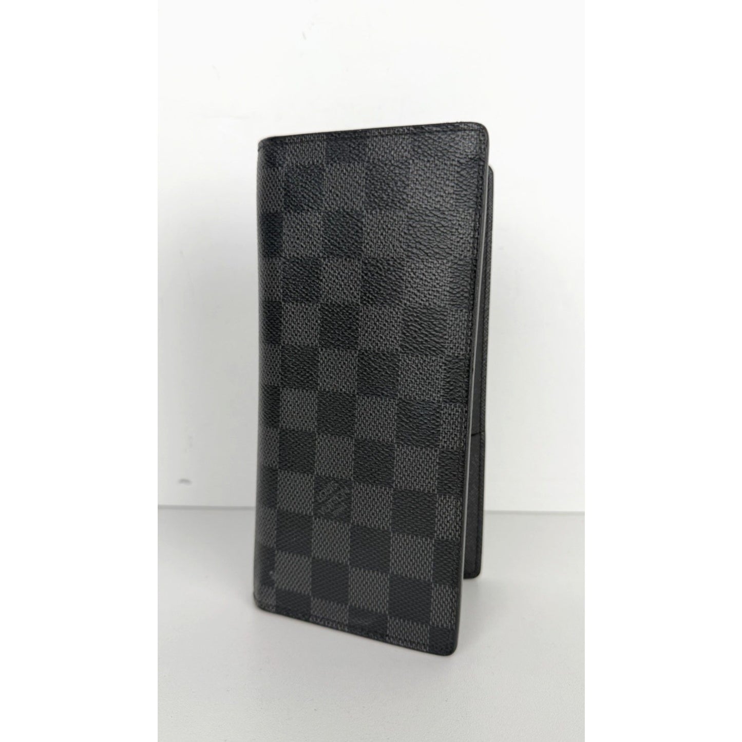 Louis Vuitton Brazza Bifold Long Wallet in Damier Graphite Coated Canvas 2014