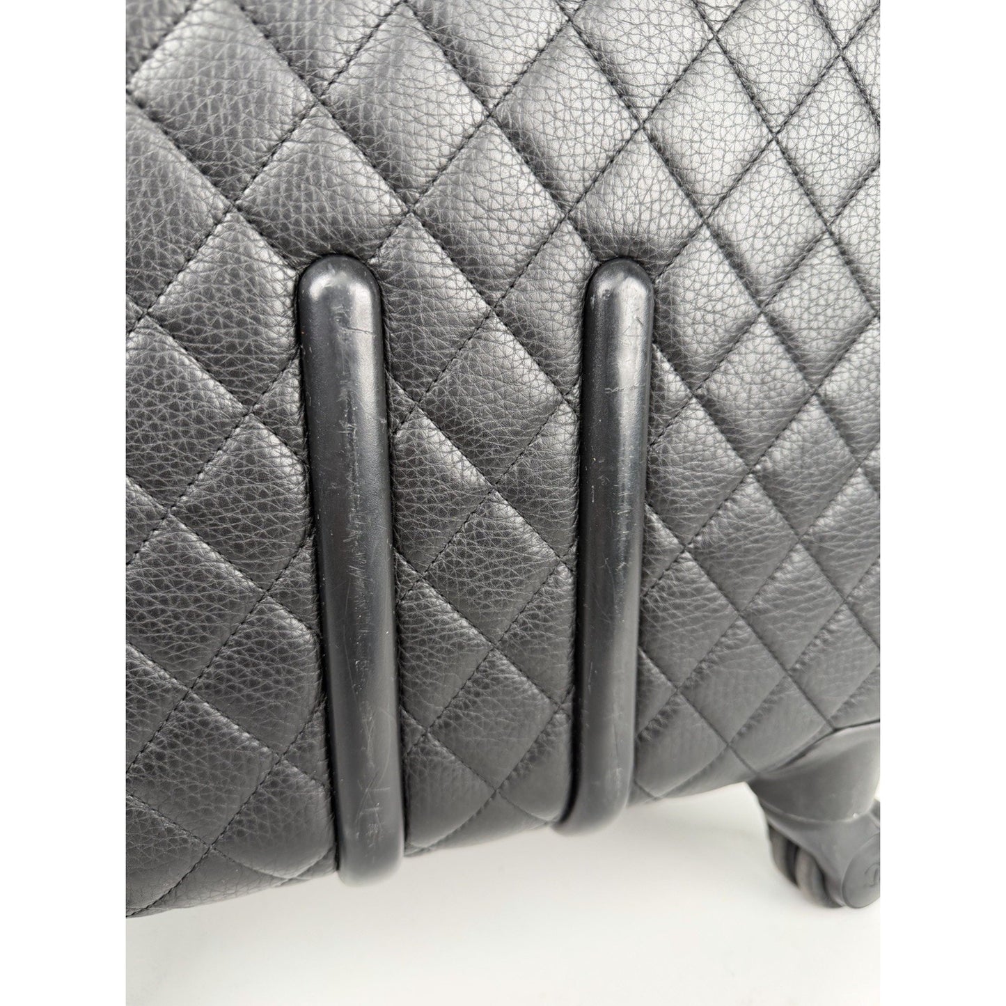 Chanel Quilted Coco Case Trolley in Black Leather