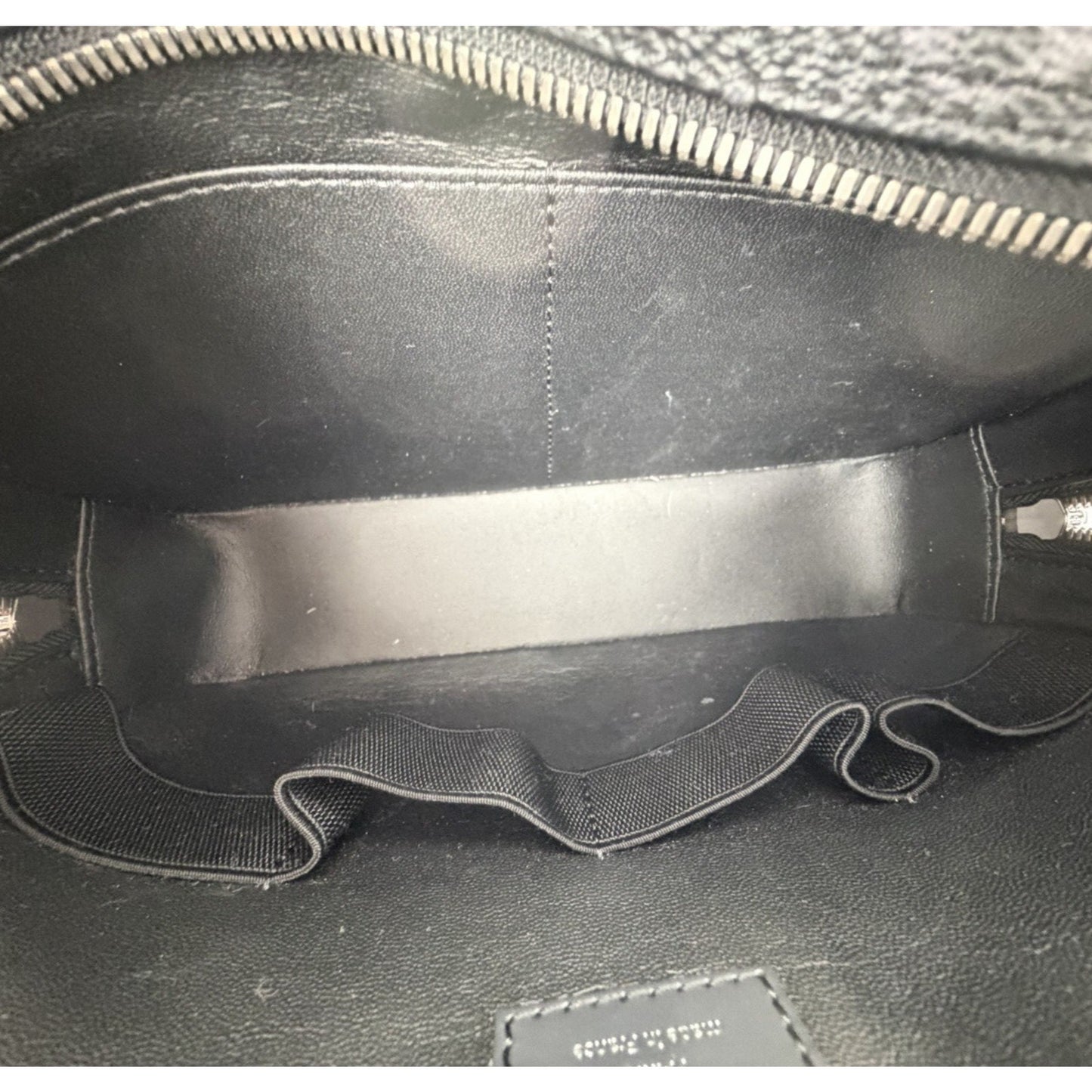 Louis Vuitton Monogram Eclipse Toilet GM Pouch Bag in Black Coated Canvas NFC S