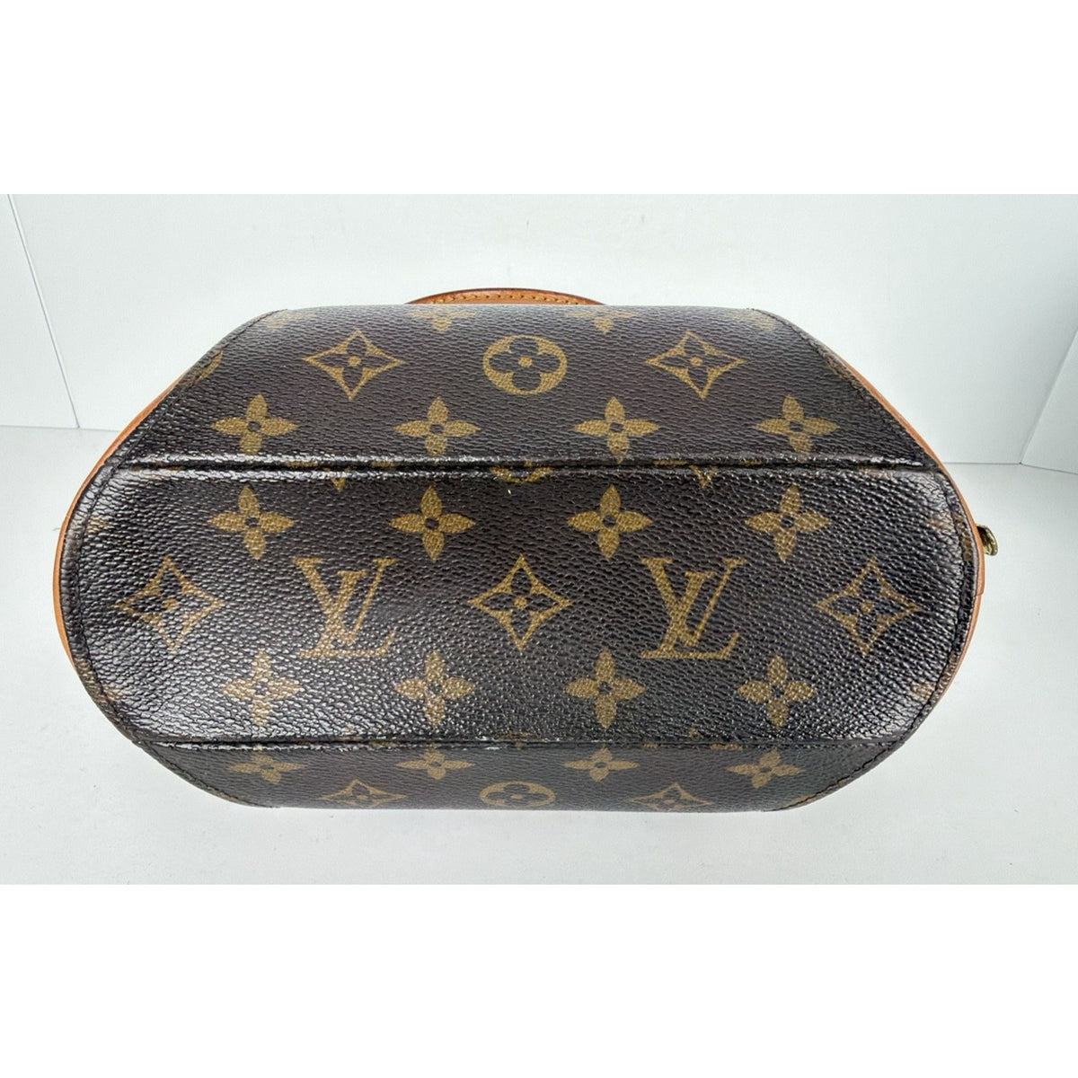 Louis Vuitton Ellipse PM Handbag in Brown LV Monogram Coated Canvas 2000 S08