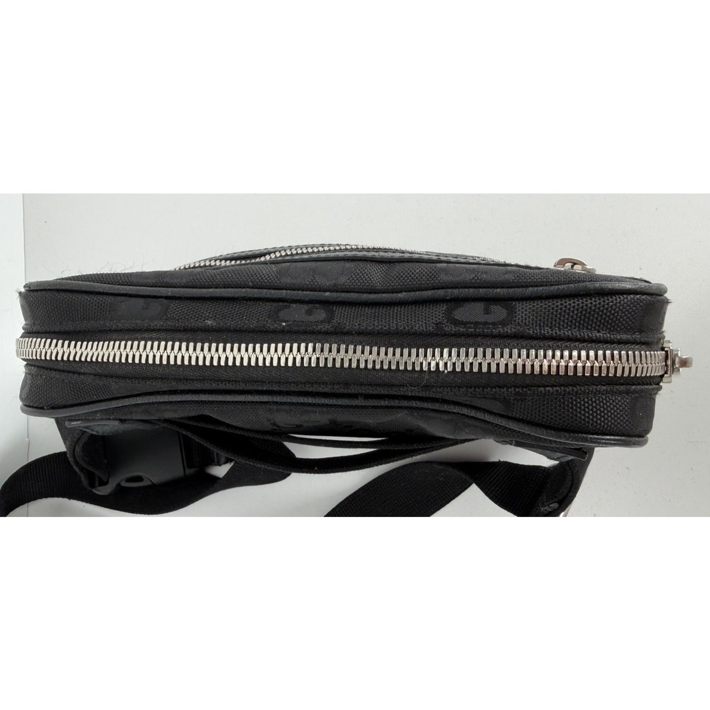 Gucci Off The Grid Belt Bag in Black GG Monogram Nylon S17